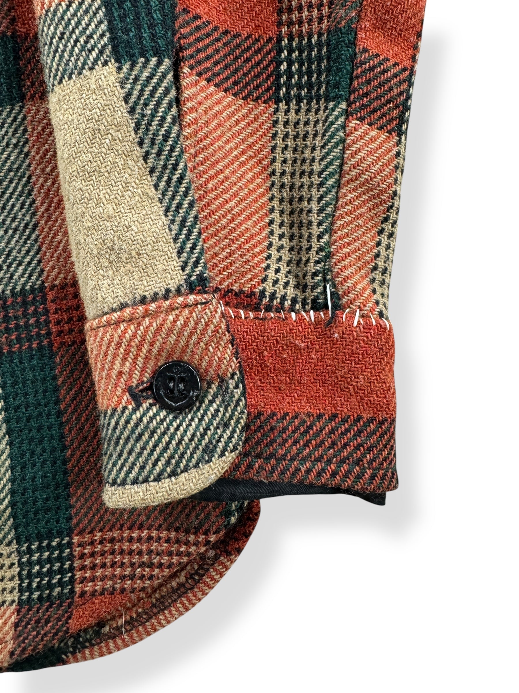 Repair on Vintage Unbranded CPO Flannel SZ S