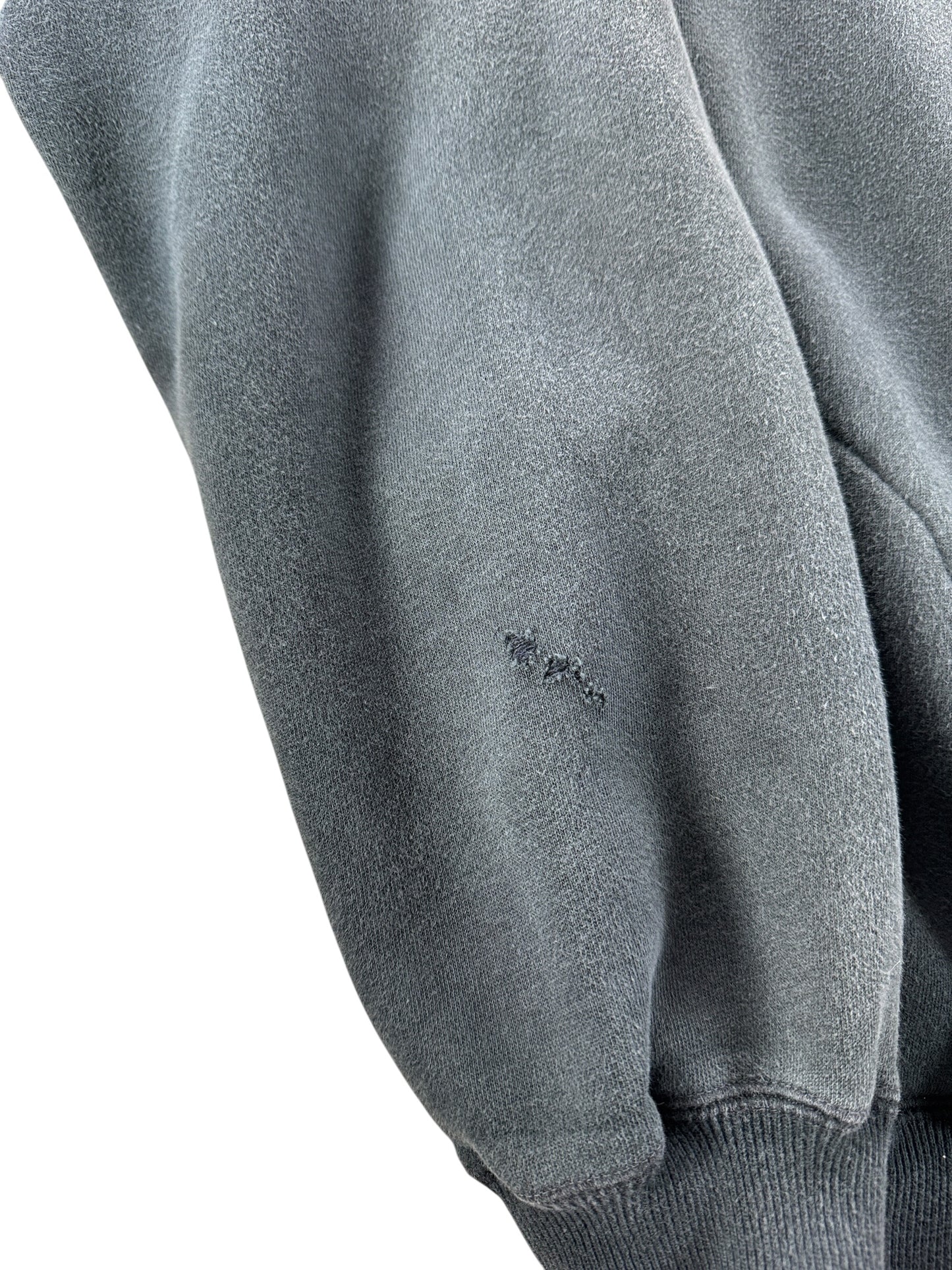 Hole on Vintage Polo Bomber Sweatshirt SZ L