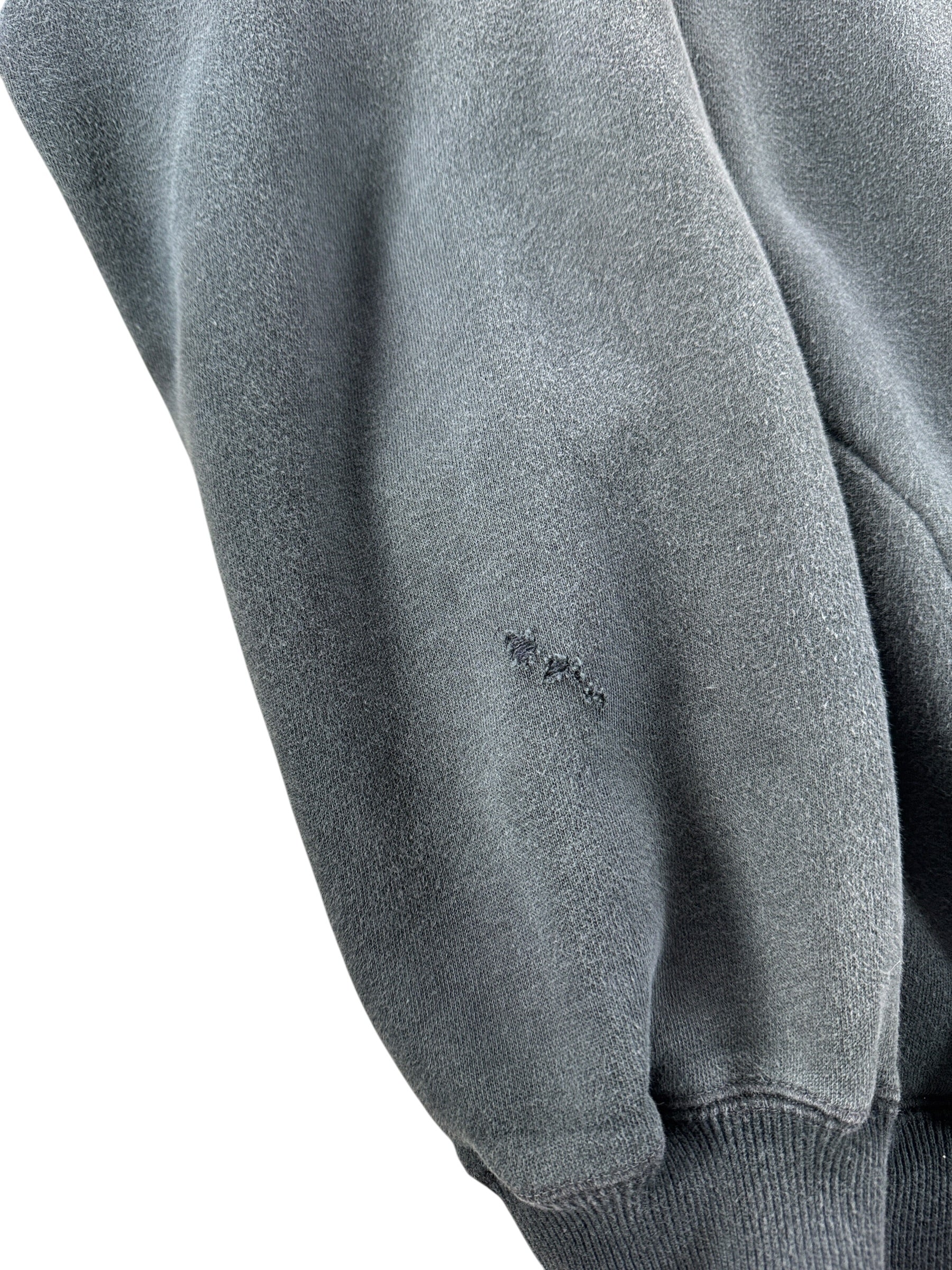 Hole on Vintage Polo Bomber Sweatshirt SZ L