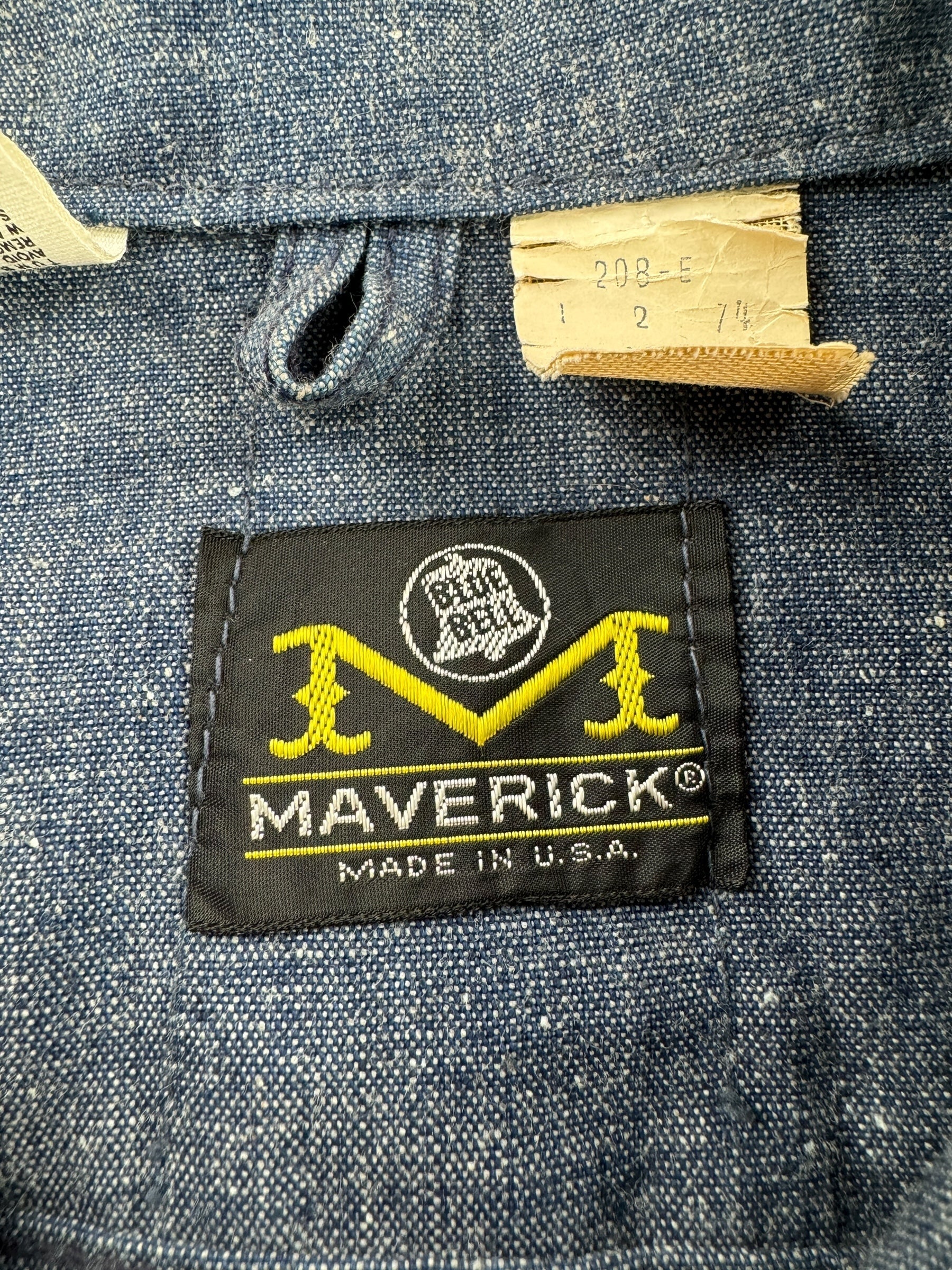 Tag on Vintage Maverick Denim Jacket 3J47MJ SZ 40