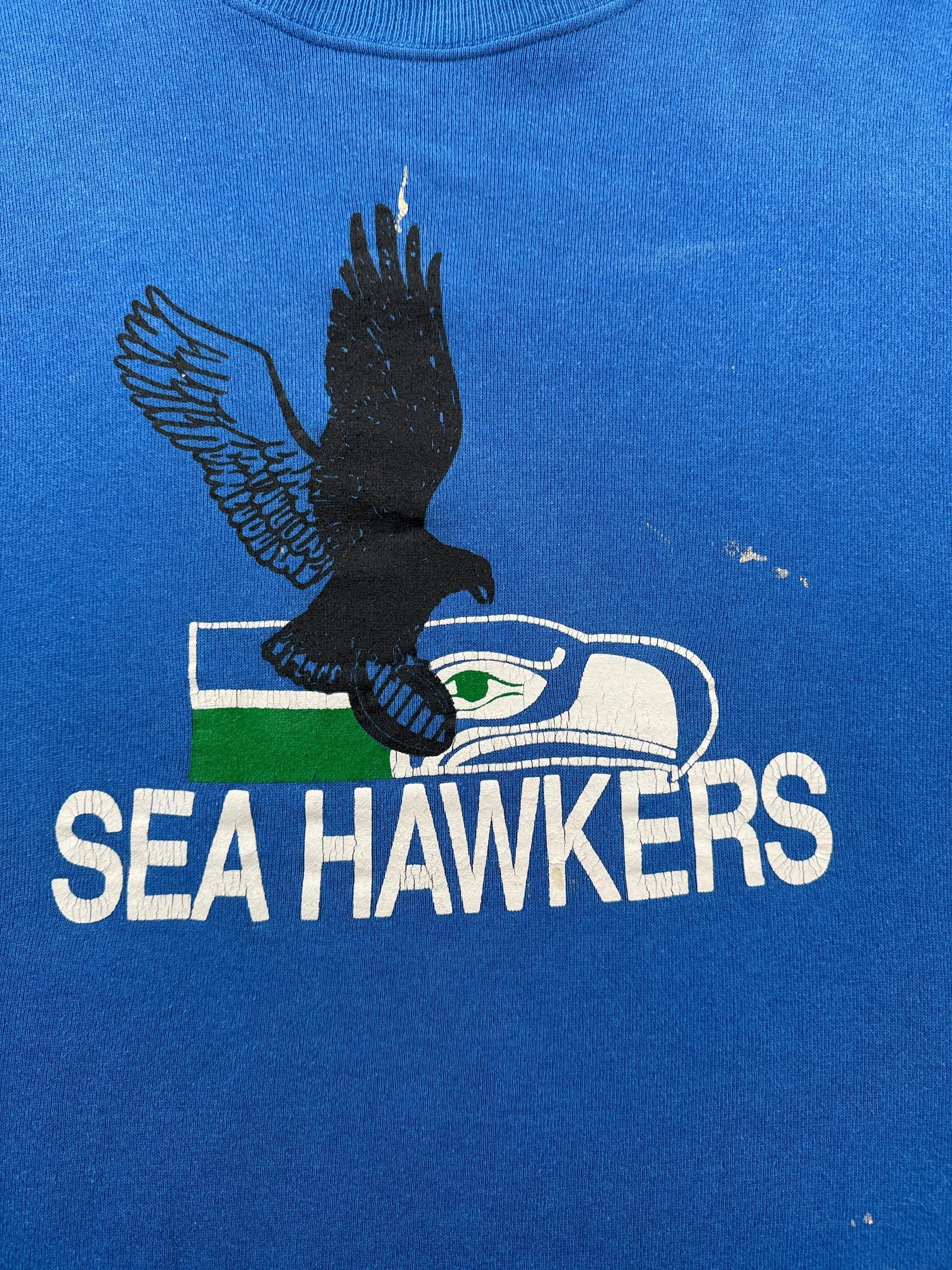 Graphic of Vintage Sea Hawkers Crewneck SZ L