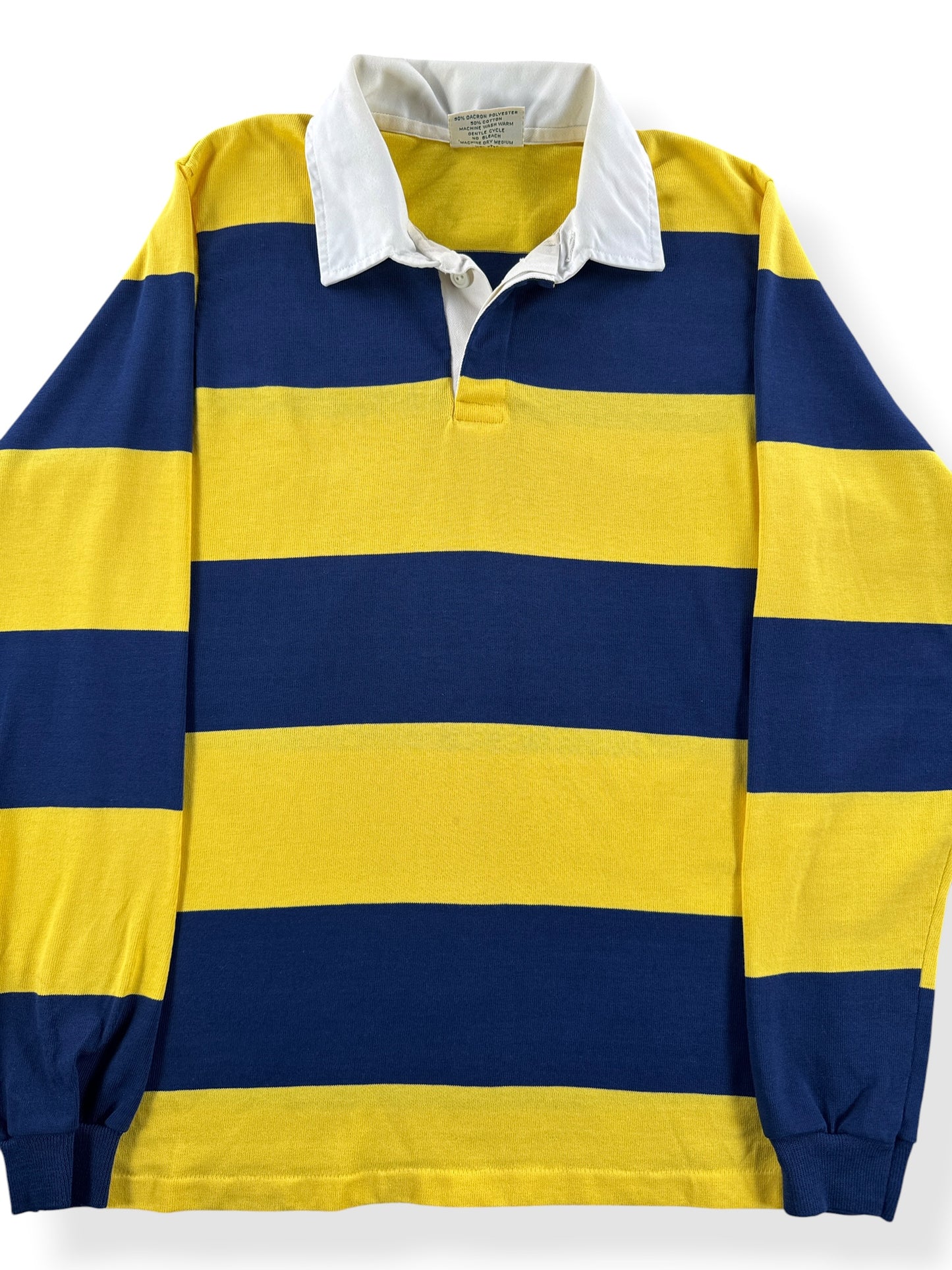 Front Close Up of Vintage American Eagle Rugby Shirt SZ M