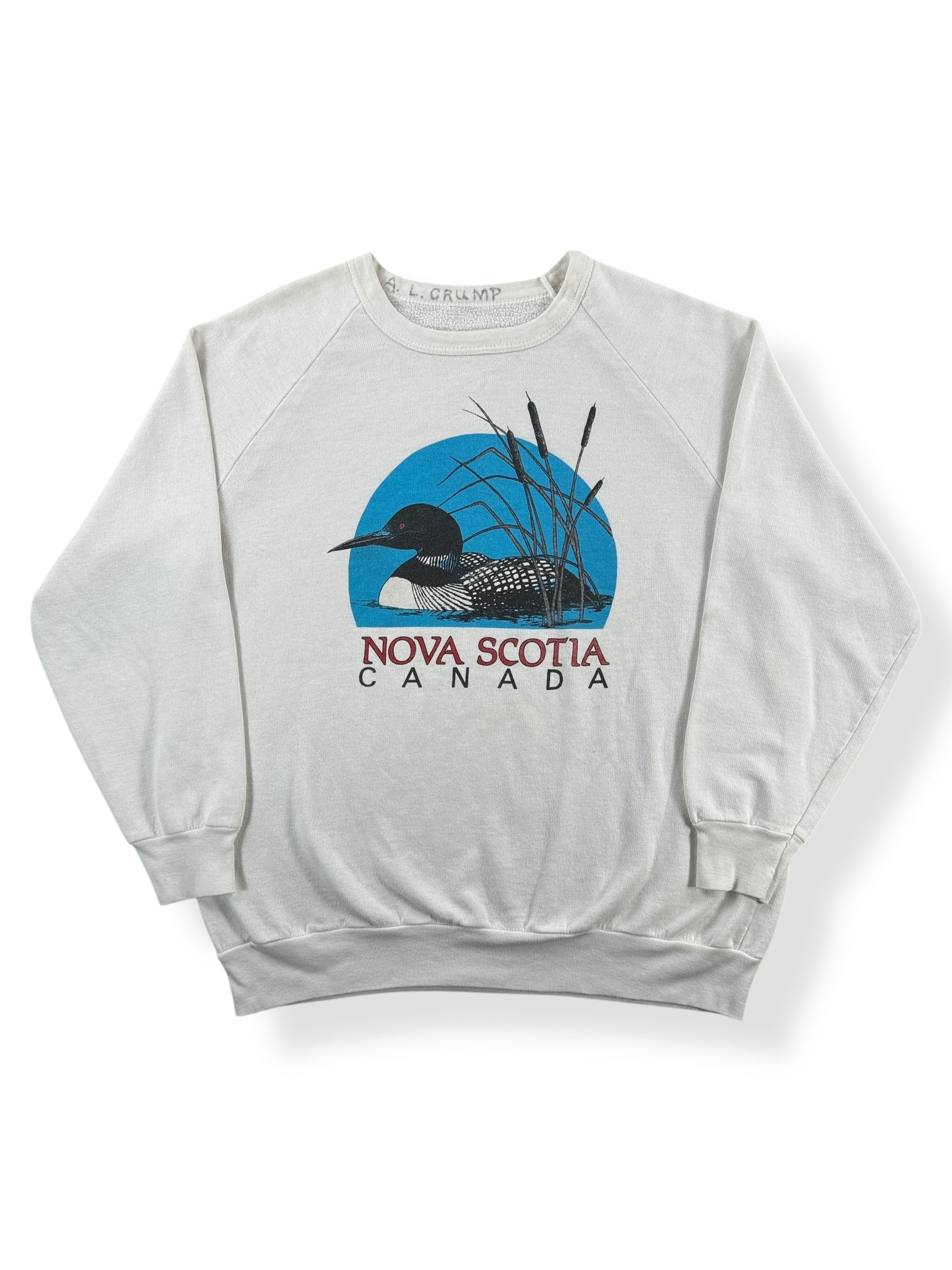 Front of Vintage Nova Scotia Crewneck SZ XL