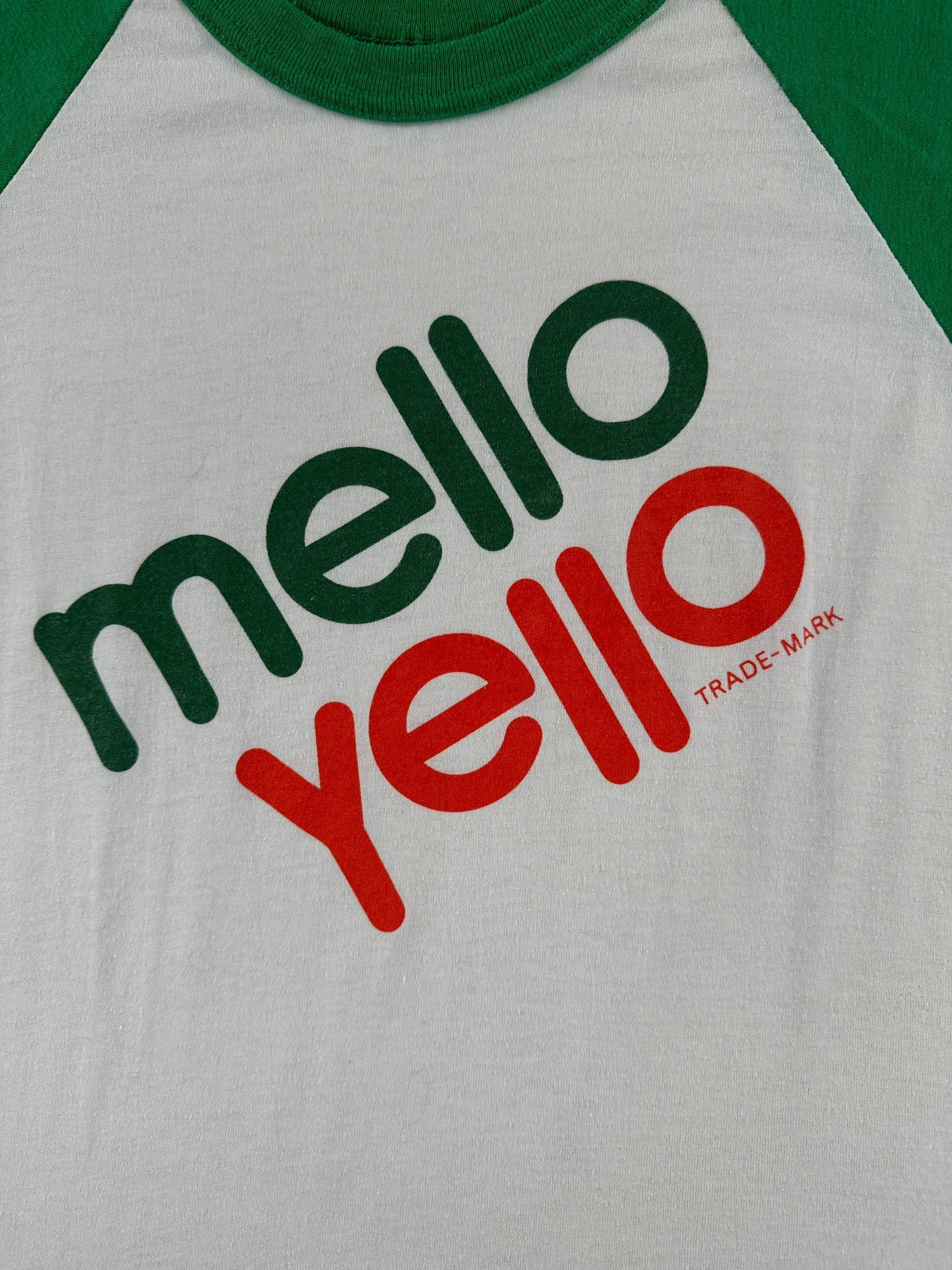 Graphic of Vintage Mello Yello Raglan Tee SZ L