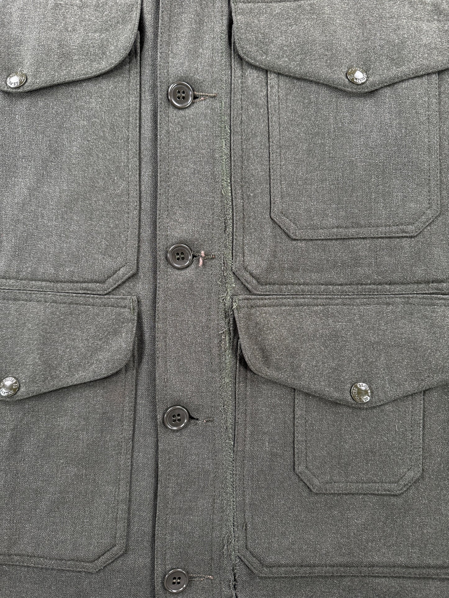 Repair on Vintage Filson Union Made Forestry Cloth Cruiser SZ 44