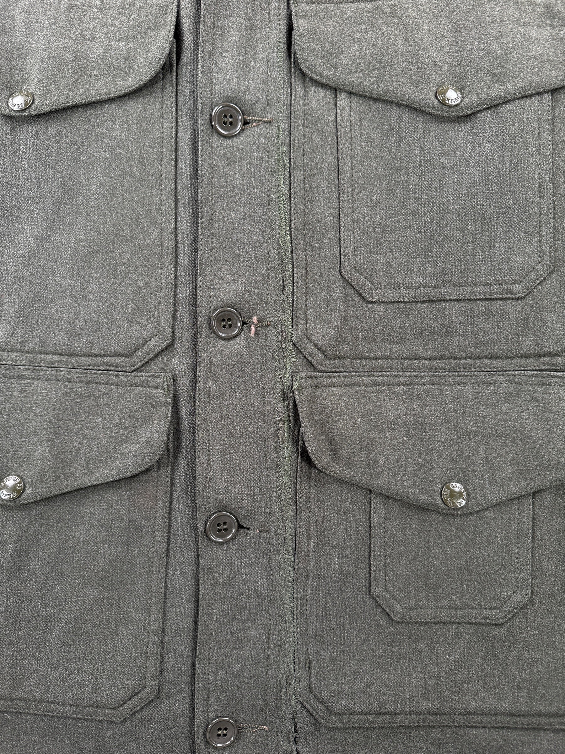 Repair on Vintage Filson Union Made Forestry Cloth Cruiser SZ 44