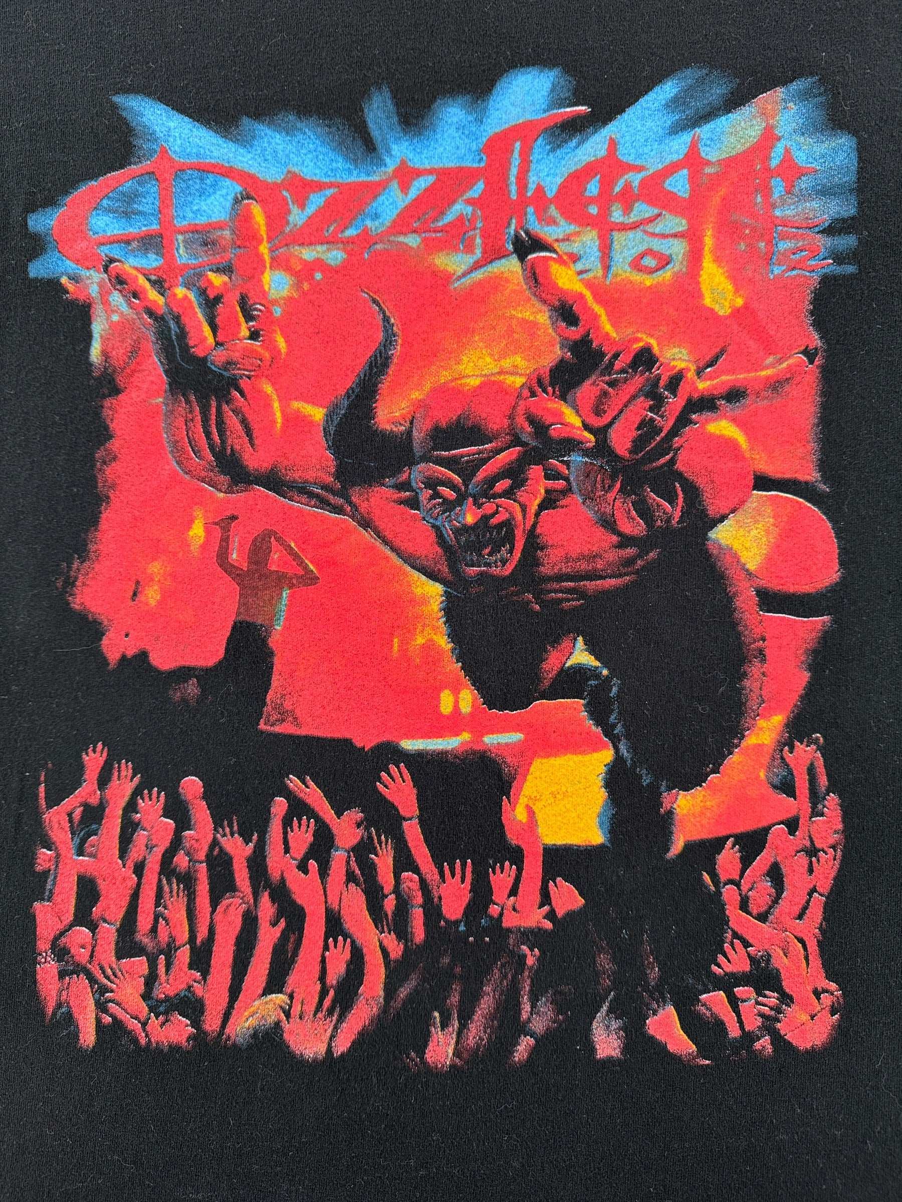 Graphic of Vintage 2002 Ozzfest Tee SZ L