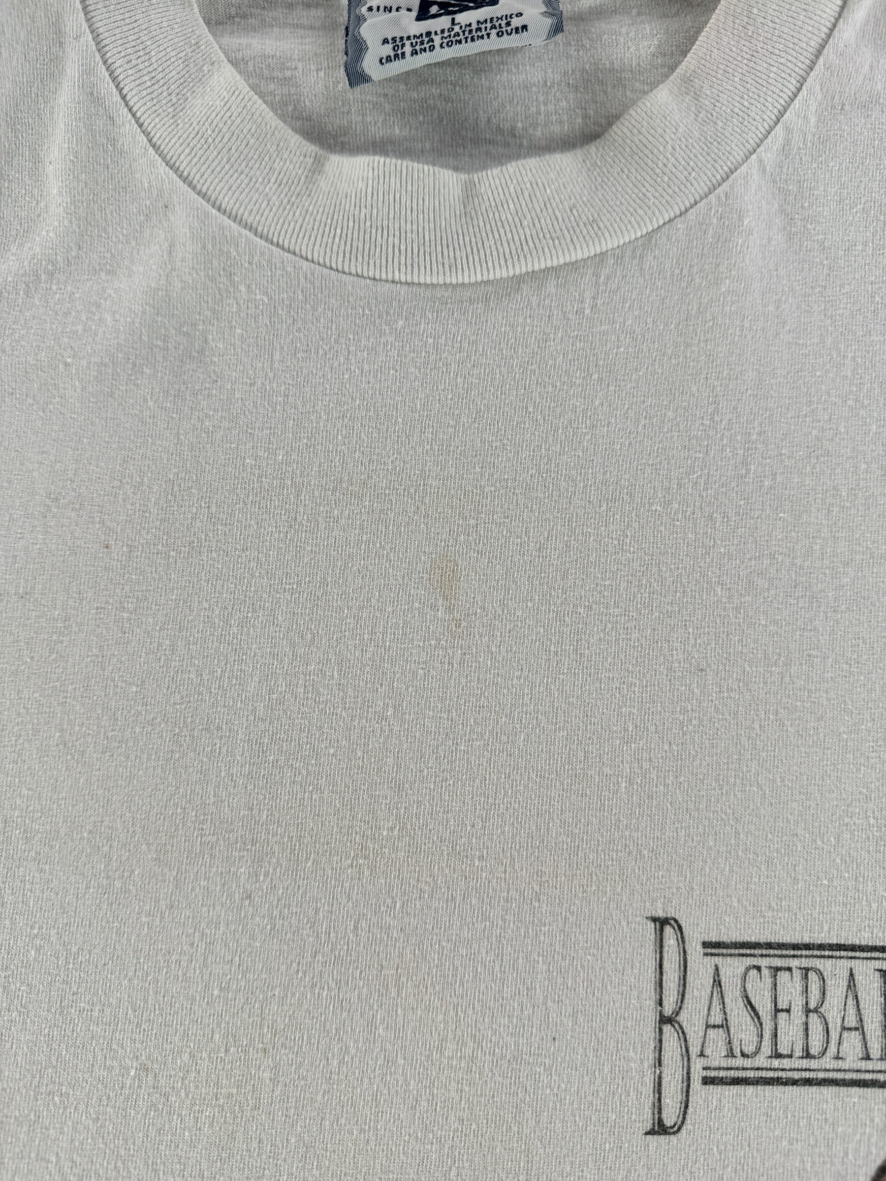 Stain on Vintage Baseball is Timeless Tee SZ L