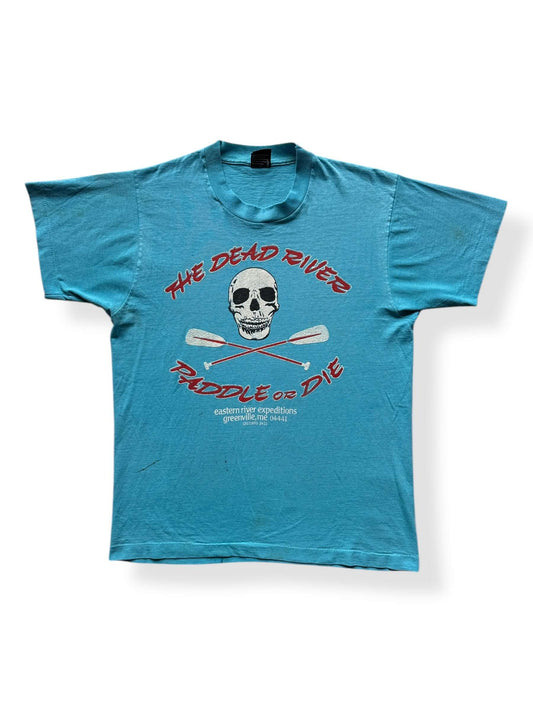 Front of Vintage Paddle or Die Tee SZ L