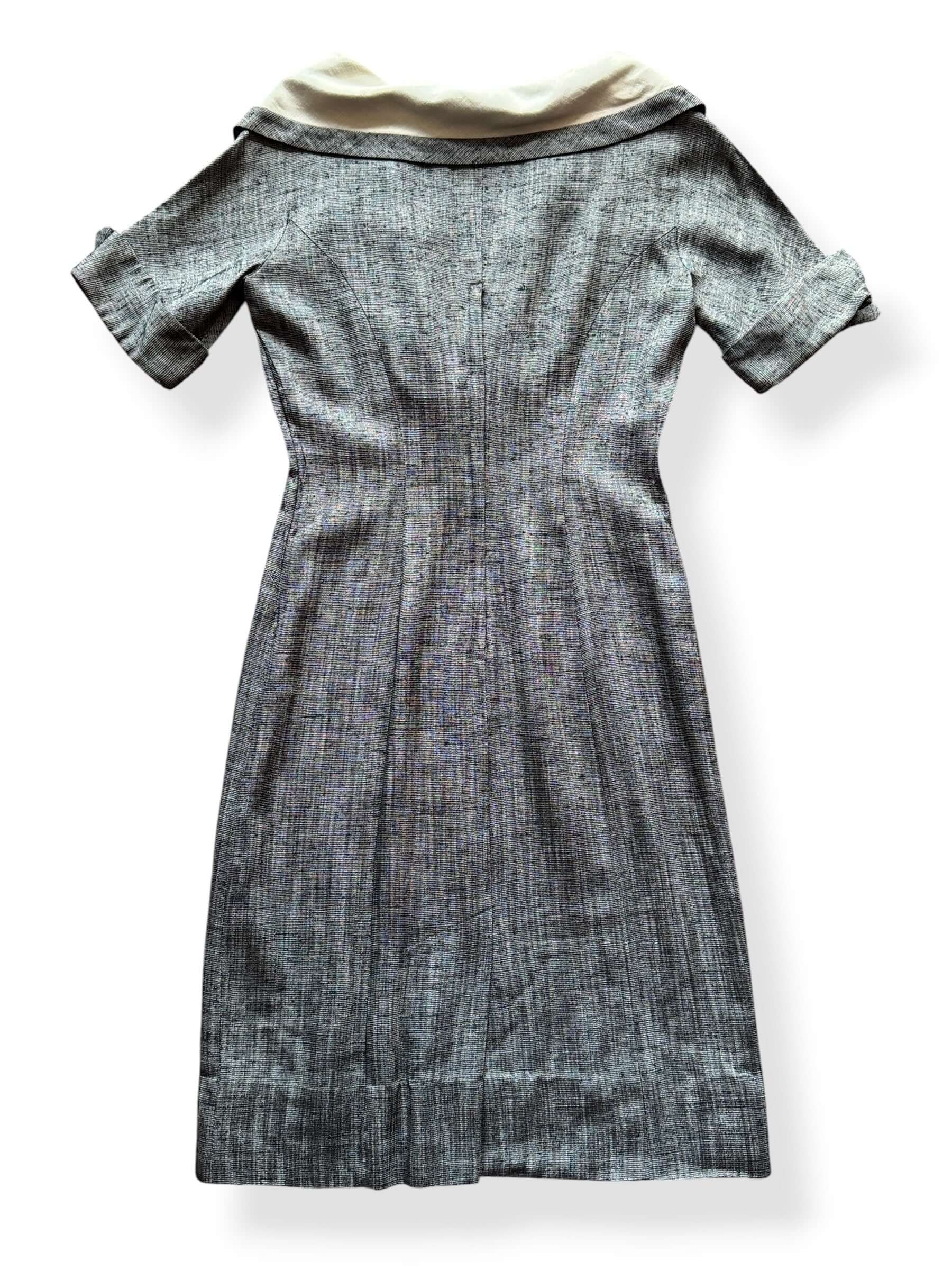 Back of Vintage Ellen Kaye Sailor Collar Dress