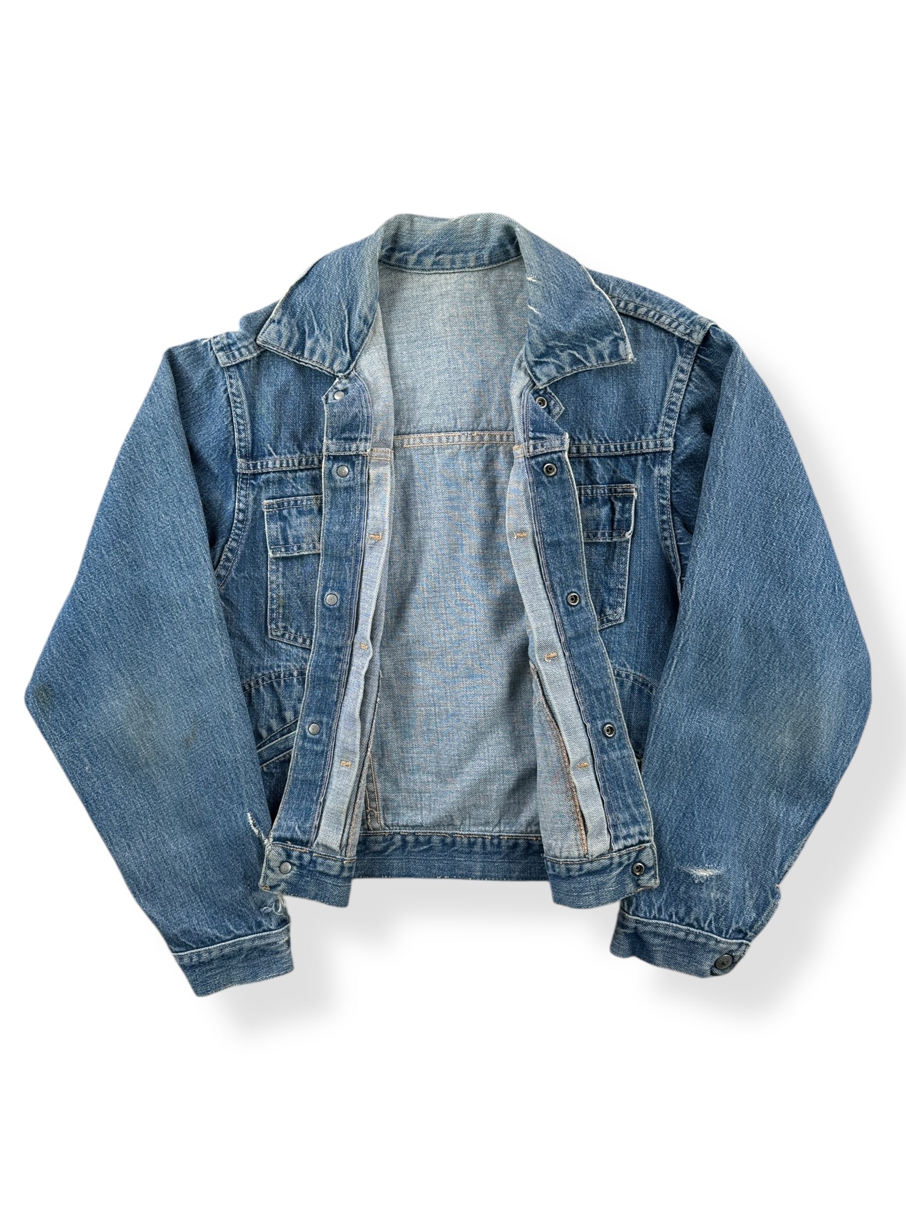 Vintage Ranchcraft Pleated Denim Jacket SZ S AS IS – The Barn Owl