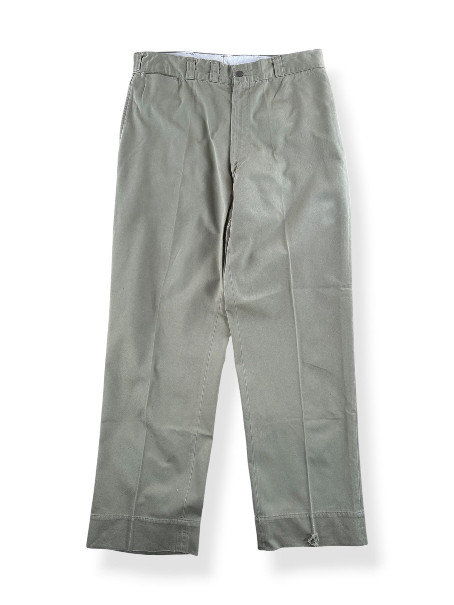Front of Vintage Powrhouse Army Cloth Work Pants W33