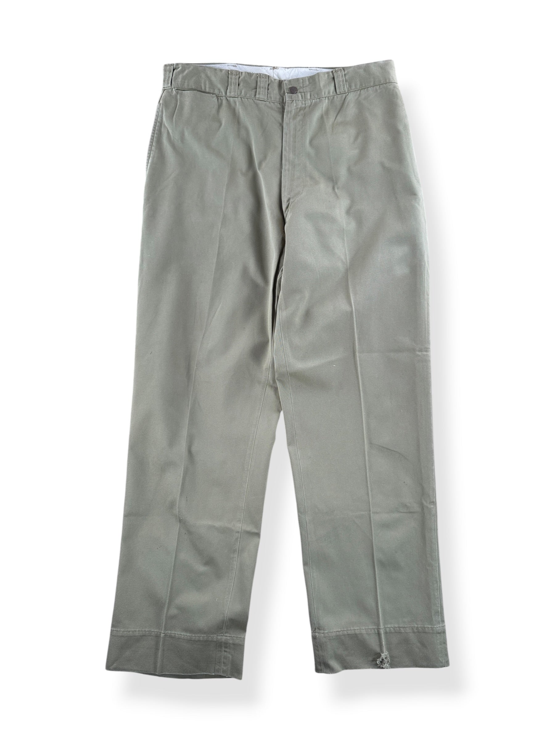 Front of Vintage Powrhouse Army Cloth Work Pants W33