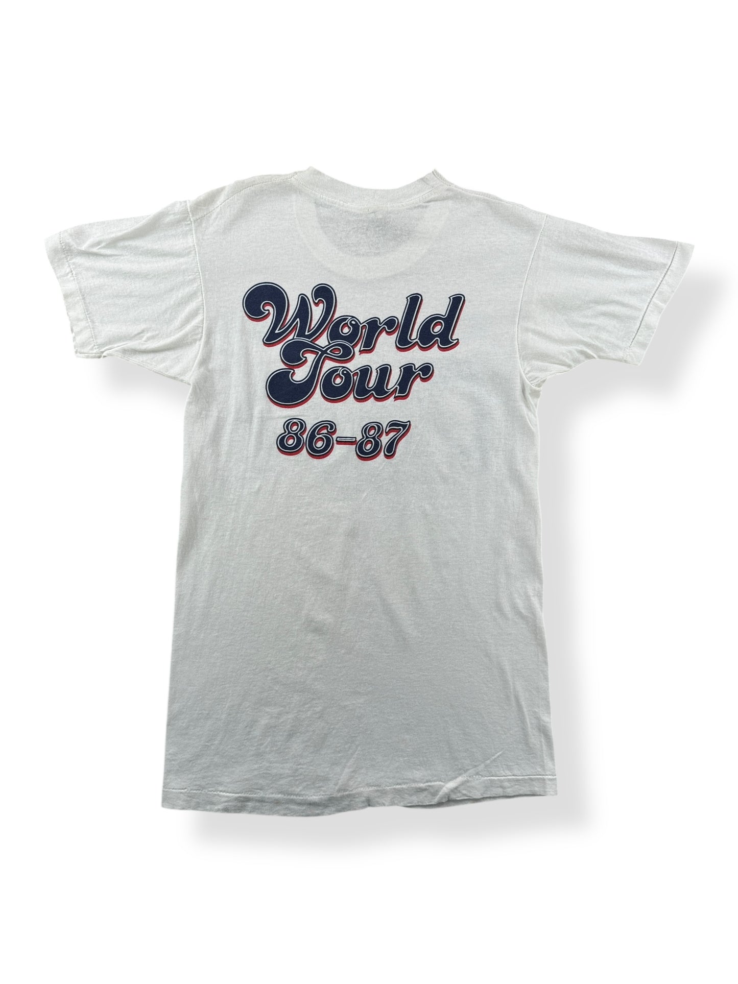 Back of Vintage 86/87 Chicago Tour Tee SZ XS