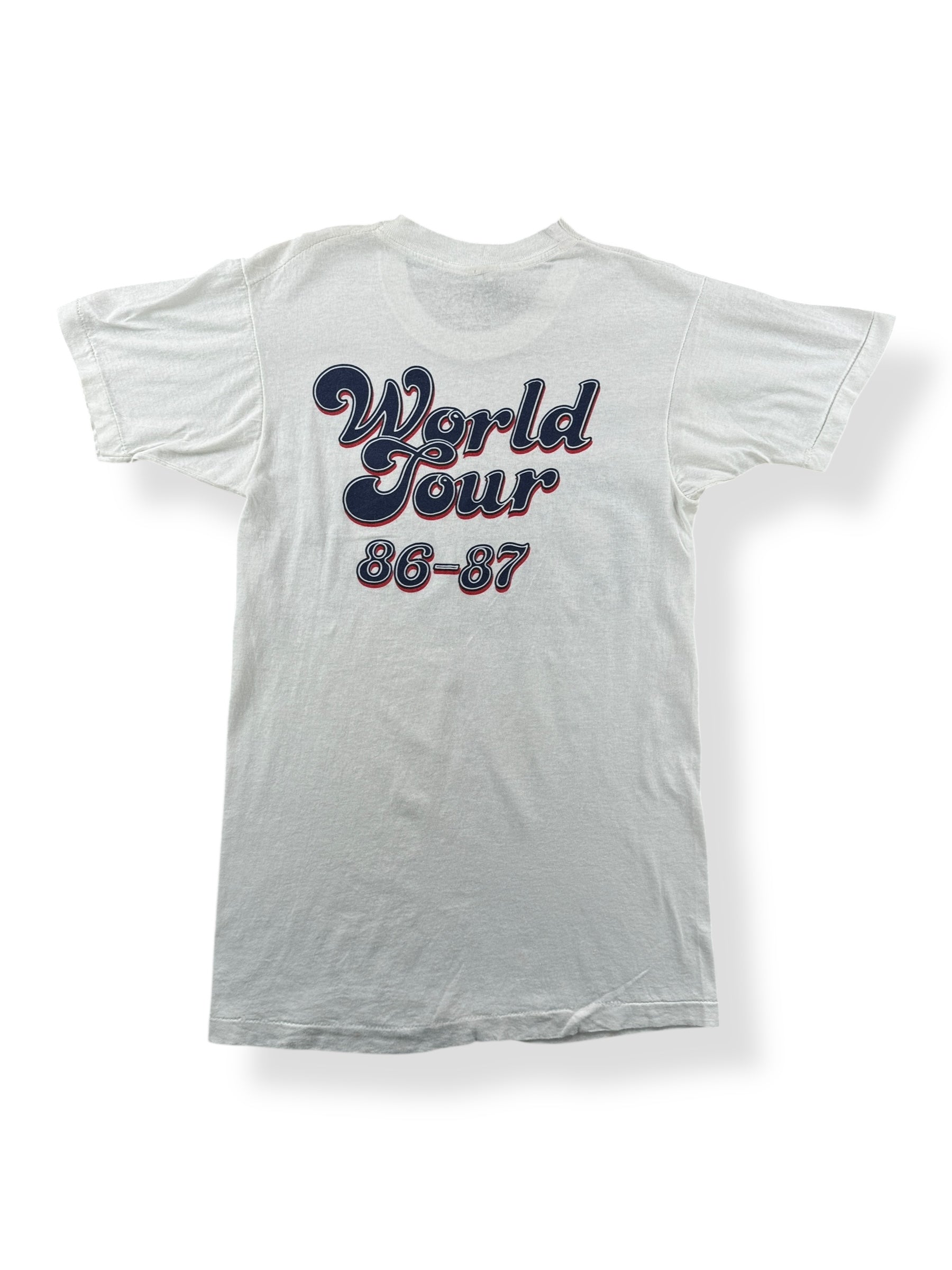 Back of Vintage 86/87 Chicago Tour Tee SZ XS