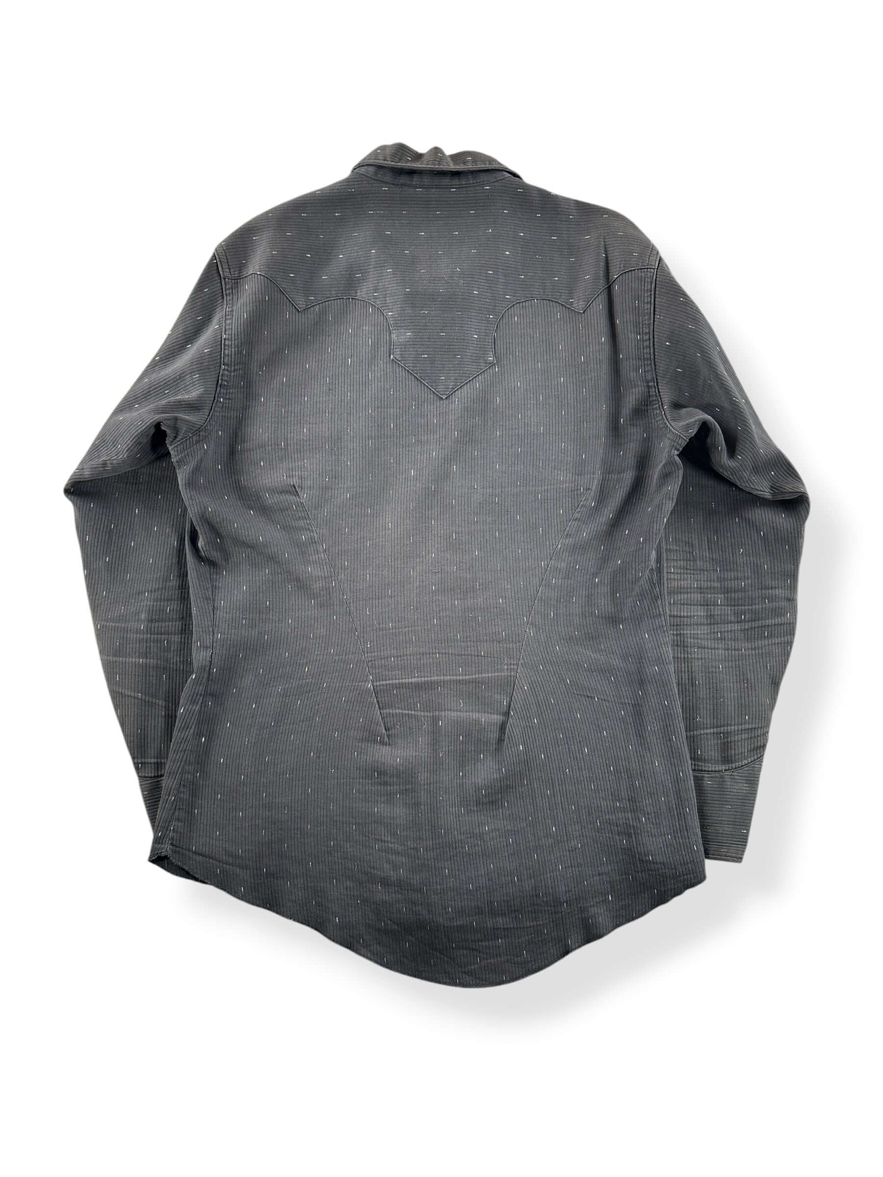 Back of Vintage 60s Western Pullover Shirt SZ M