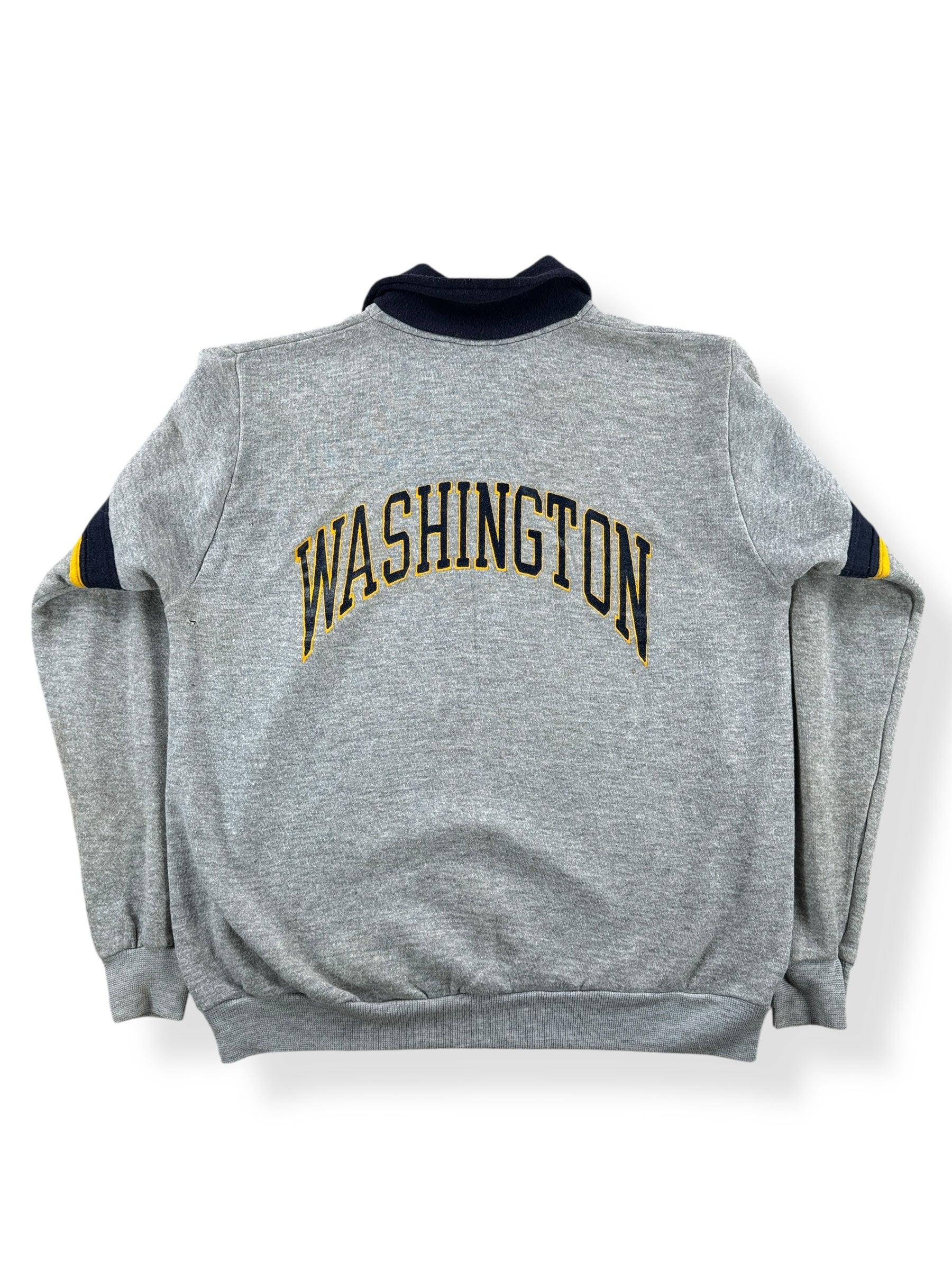 Back of Vintage UW Collared Sweatshirt SZ M