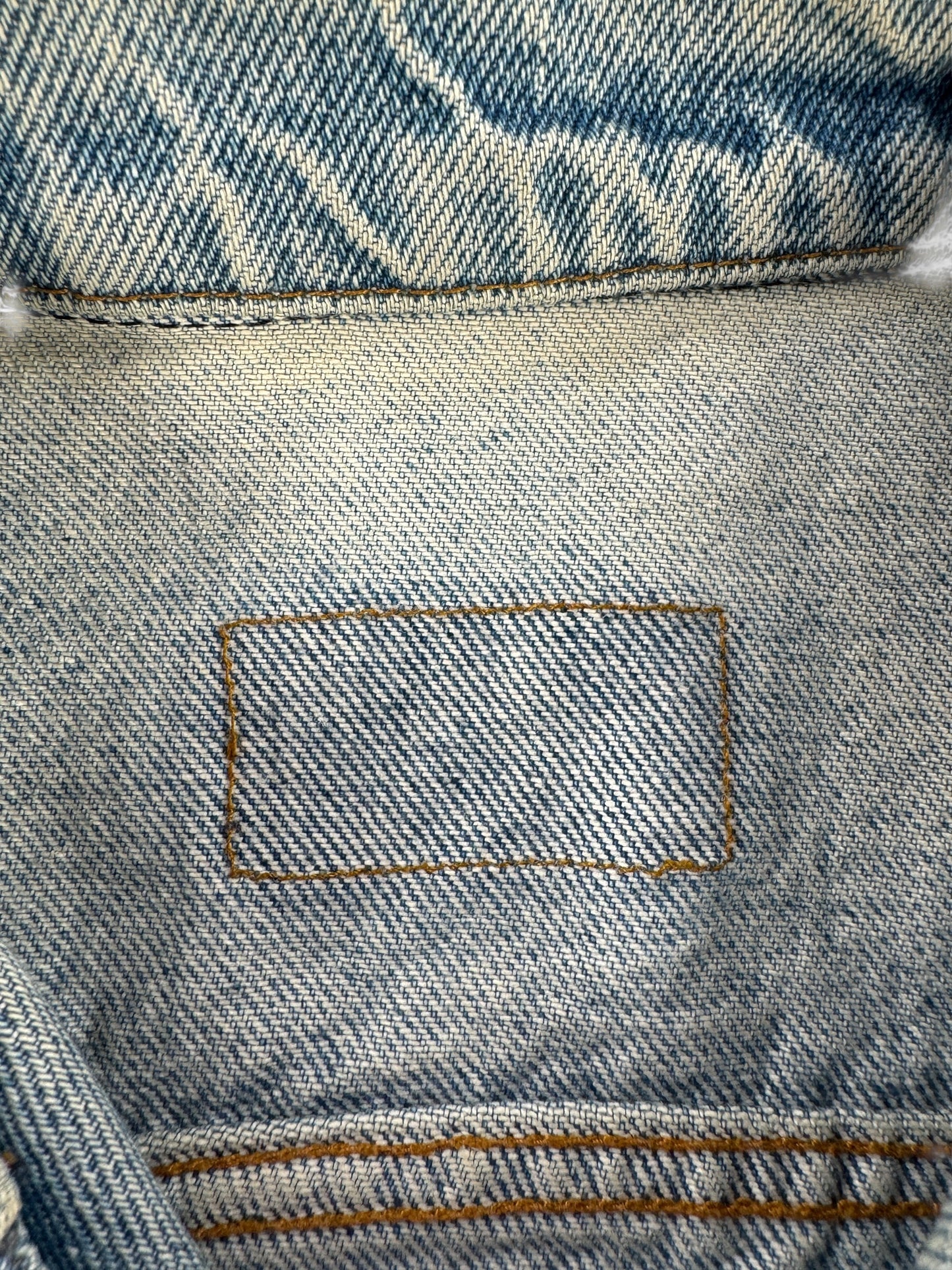 Missing Tag on Vintage 70's Levi's Dark Wash Type 3 Jacket SZ S