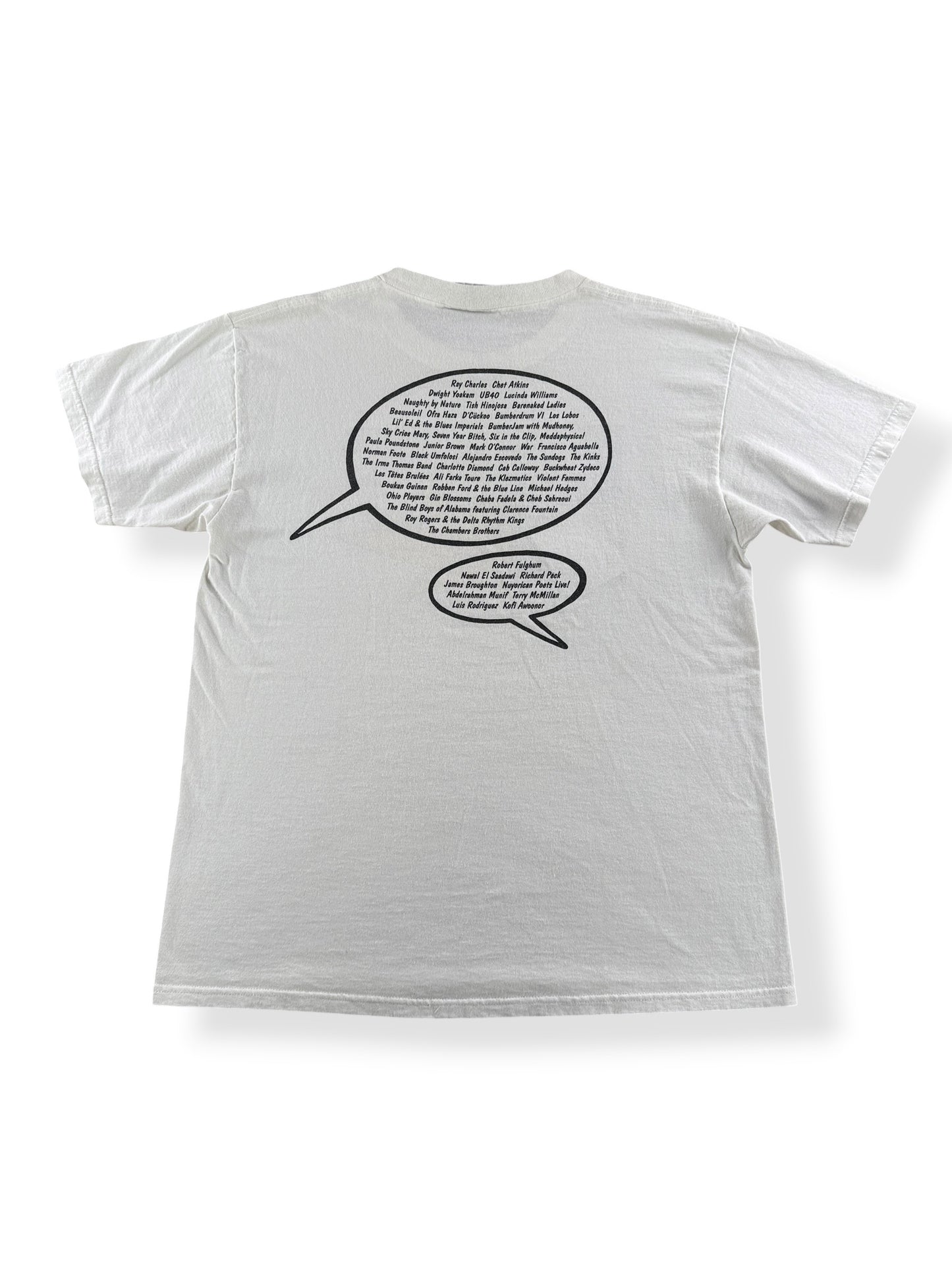 Back of Vintage Bumbershoot Volunteer Tee SZ L