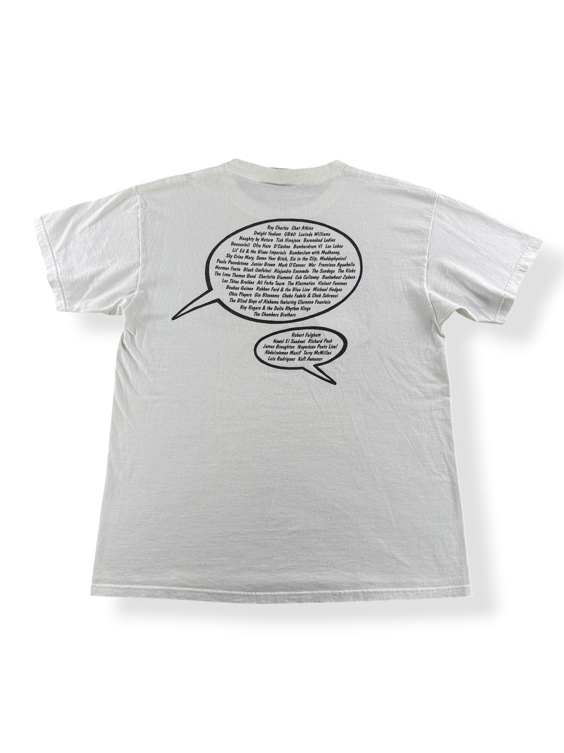 Back of Vintage Bumbershoot Volunteer Tee SZ L