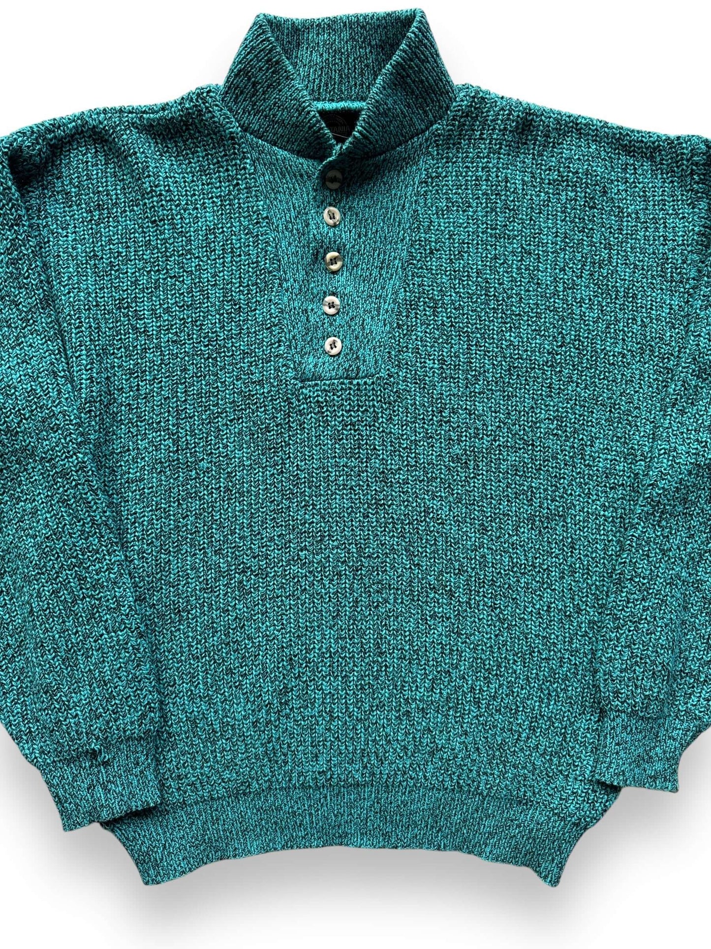 front close up of Vintage Brittania Knit Sweater SZ M