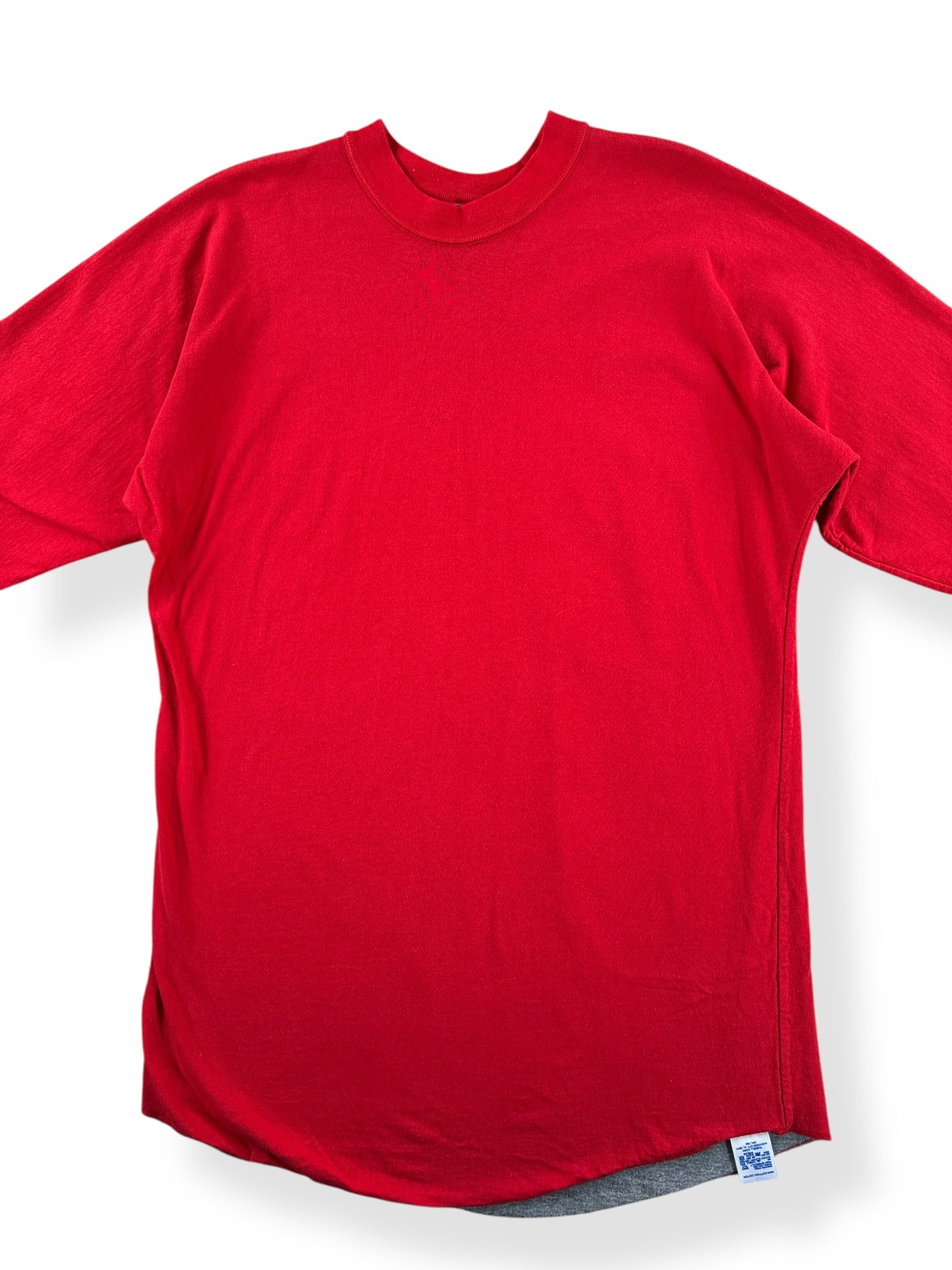 Front Close Up of Vintage Reversible Russell Athletic Tee SZ L
