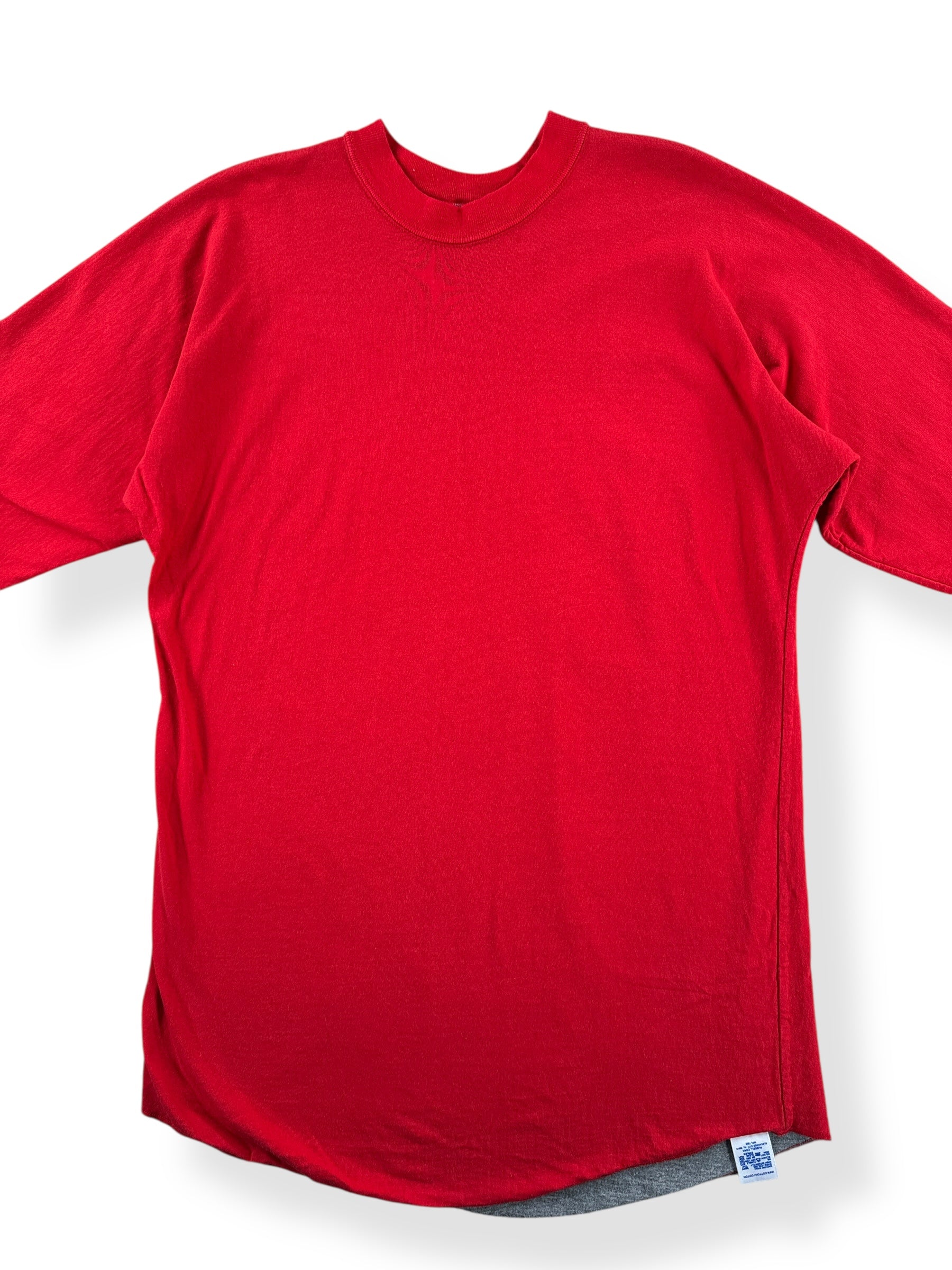 Front Close Up of Vintage Reversible Russell Athletic Tee SZ L