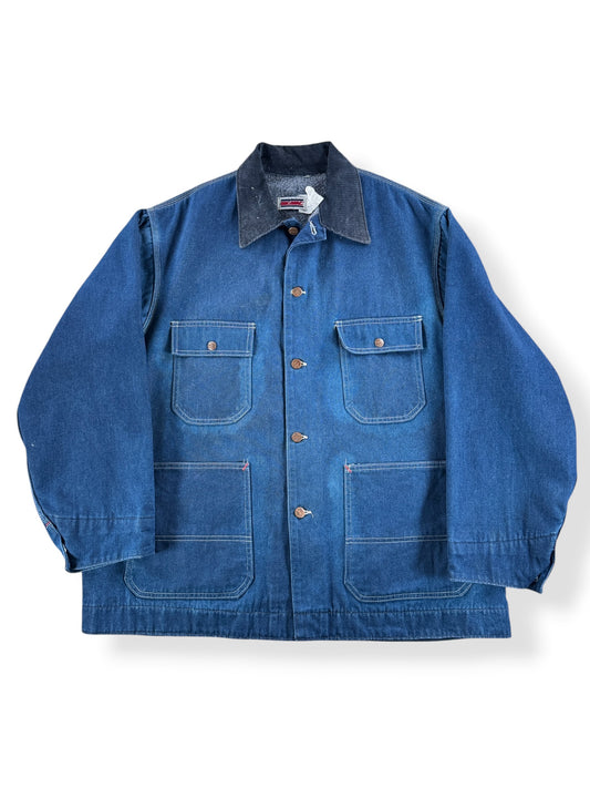 Front of Vintage Big Mac Blanket Lined Chore Coat SZ 46