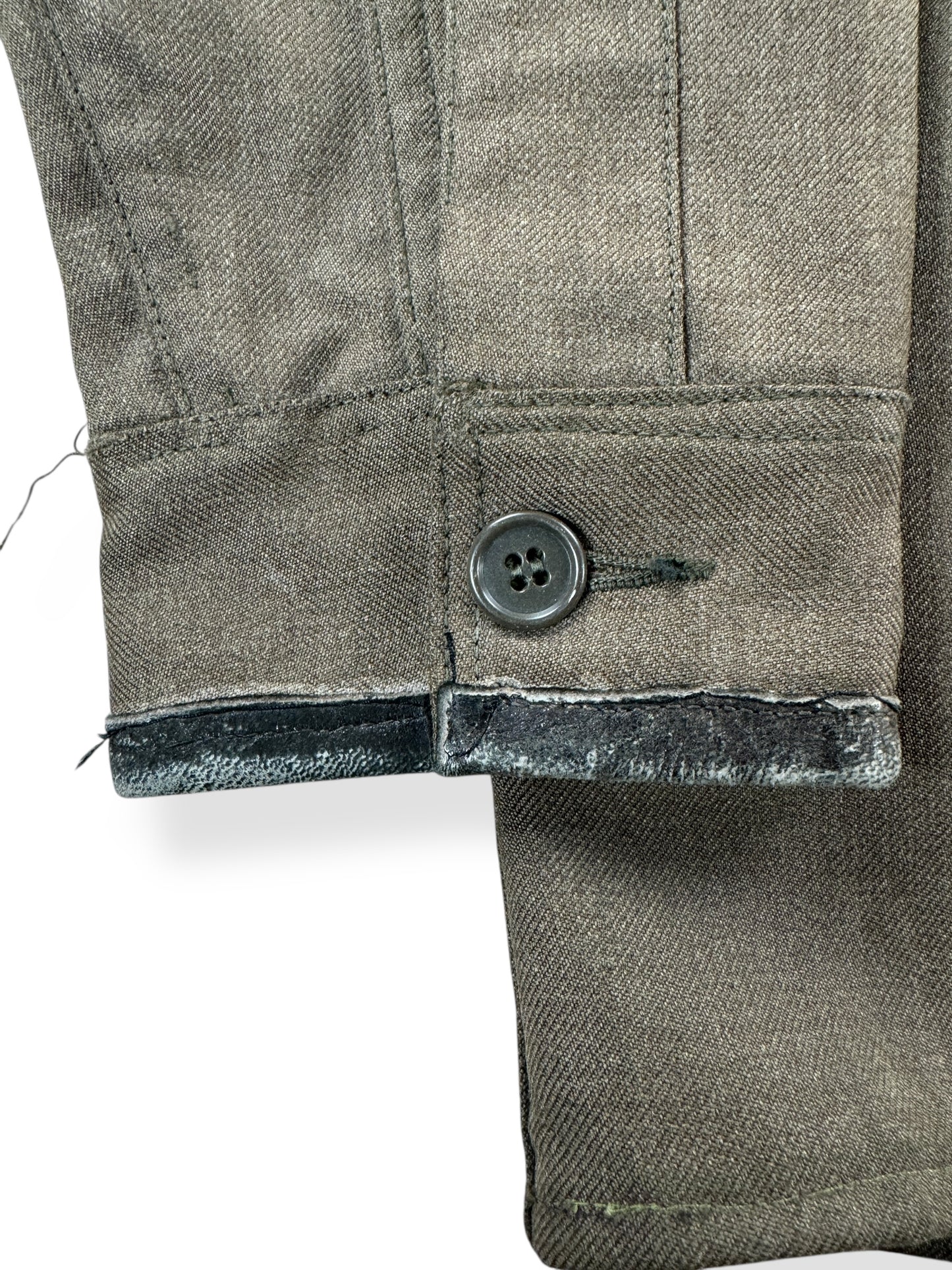 Leather Cuff on Vintage Union Made Filson Cruiser Jacket w/ Leather Cuffs SZ 44