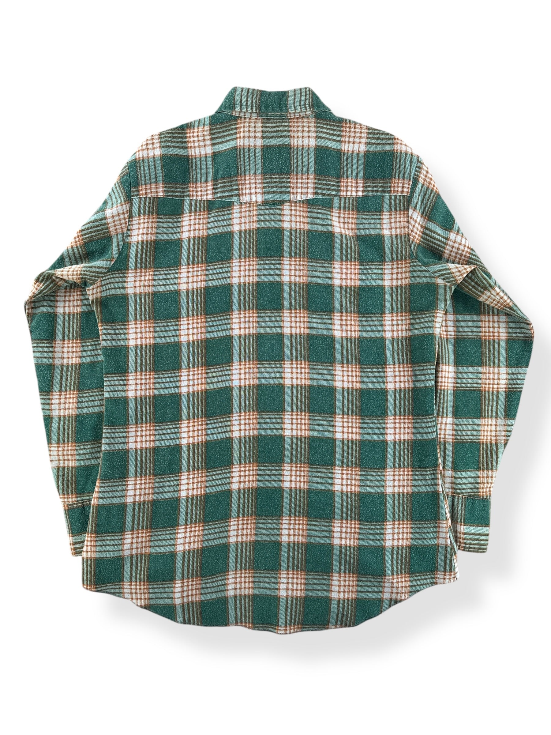 Back of Vintage Dee Cee Faded Cotton Pearl Snap SZ 16-34 (Fits L)