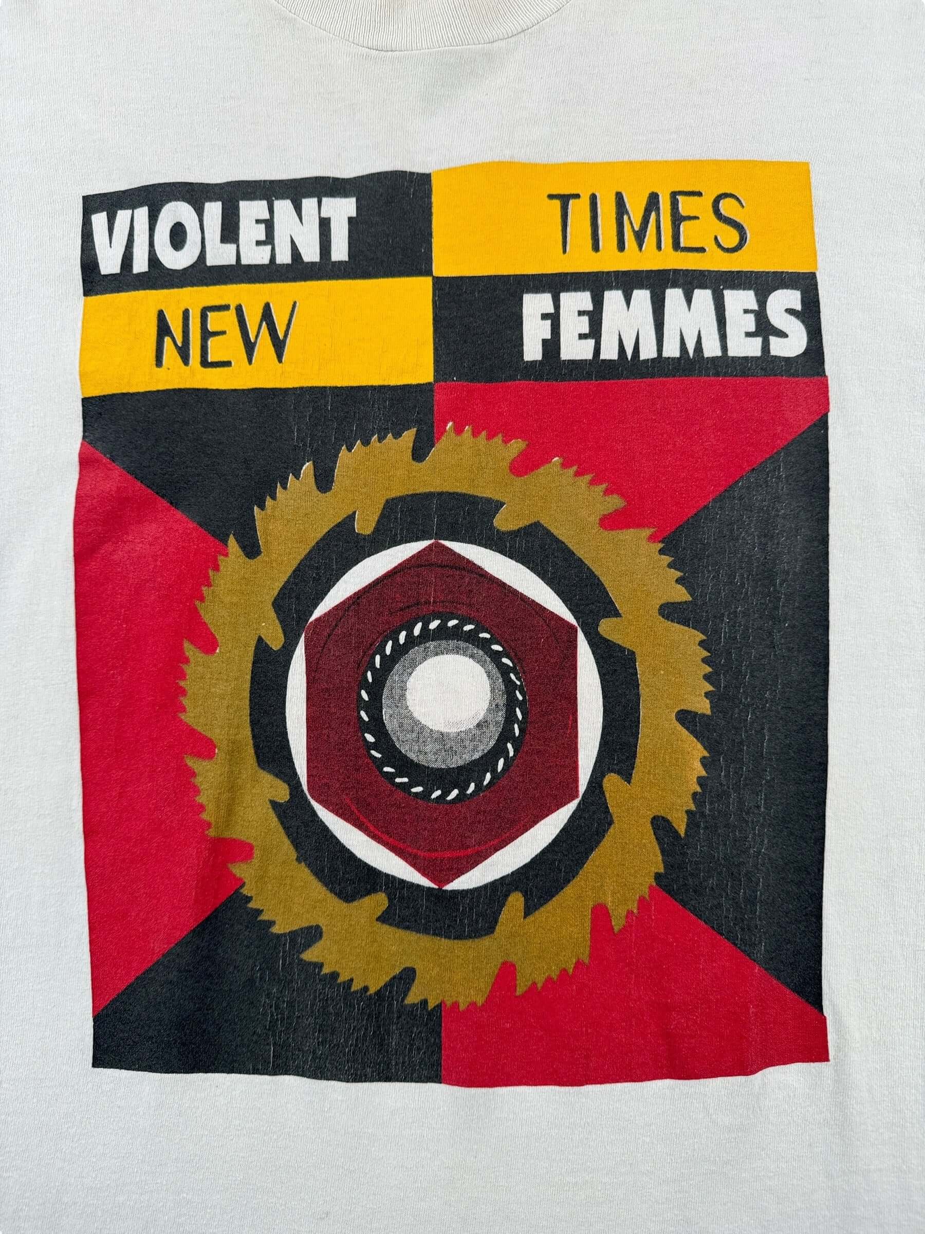 Graphic on Vintage Violent Femmes New Times 1995 Tour Longsleeve Tee SZ XL