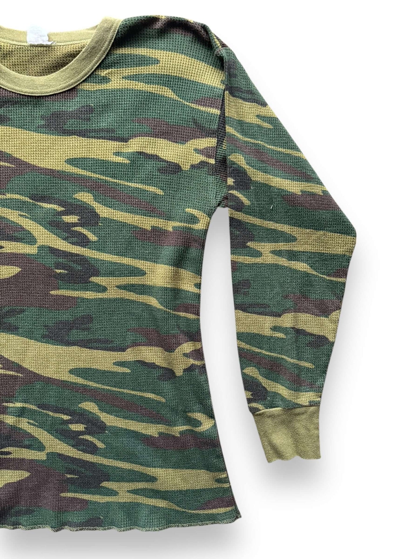 Front right side of Vintage Camo Waffle Thermal M