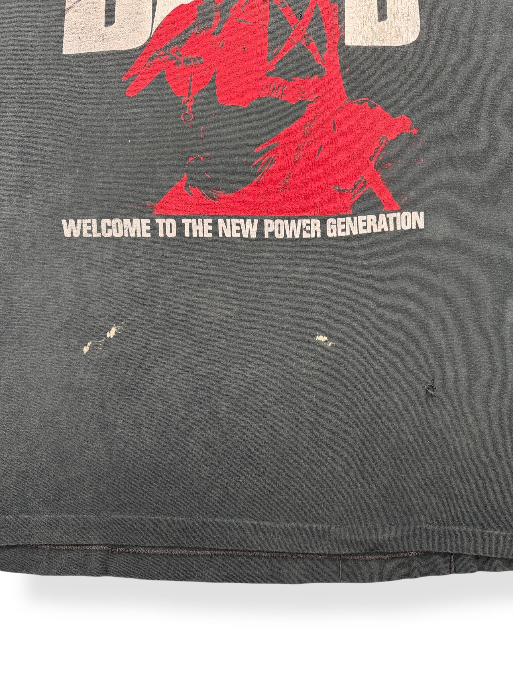 Staining on Vintage Proto-Godflesh Head of David Tee SZ XL