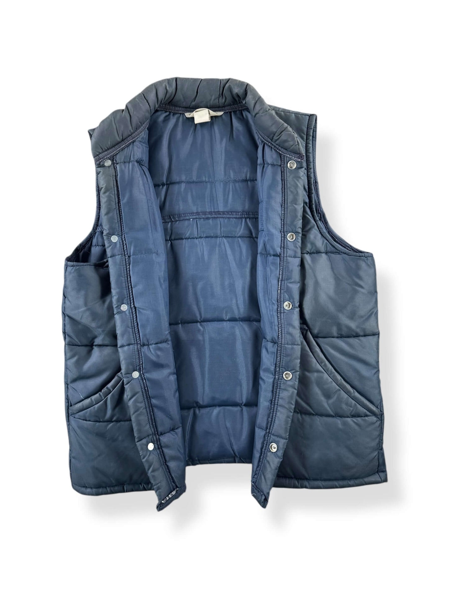 Inside of Vintage Champion Puffer Vest SZ M