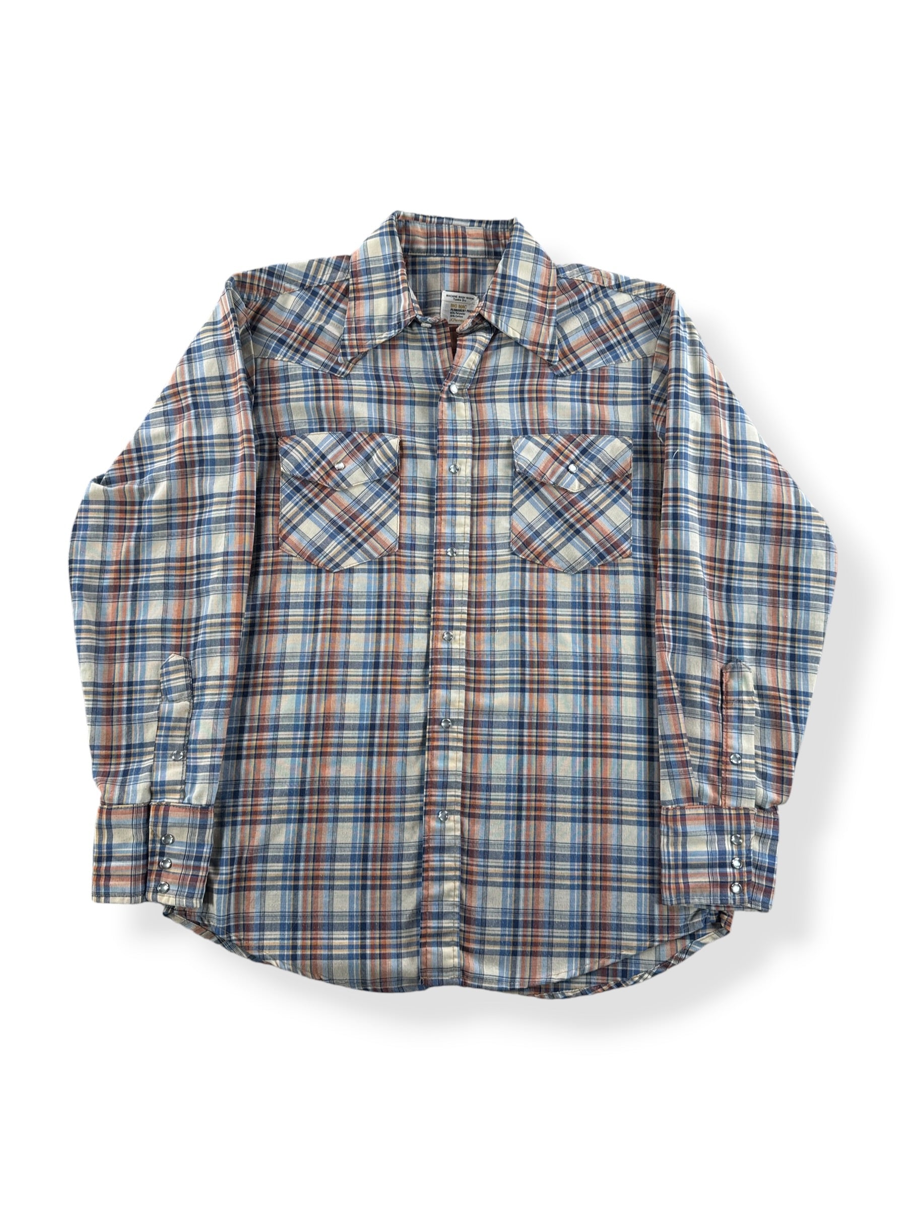 Front of Vintage Big Mac Pearlsnap SZ M