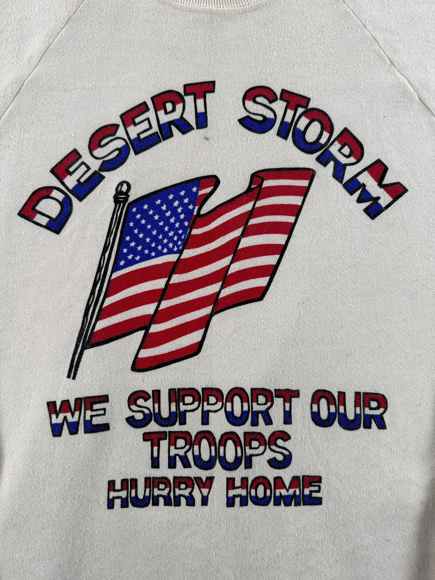 Graphic of Vintage Desert Storm Crewneck SZ L (Fits M)