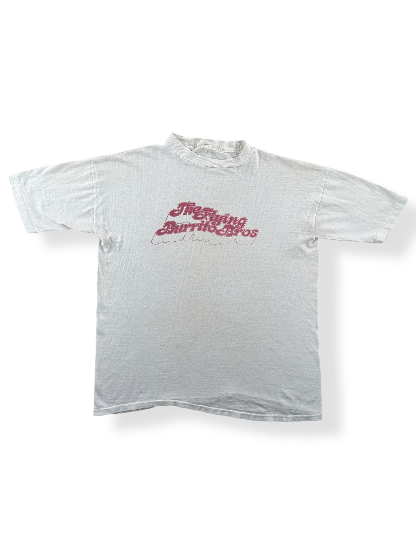 Front of Vintage 70s Era Flying Burrito Brothers Gram Parsons Tee SZ M