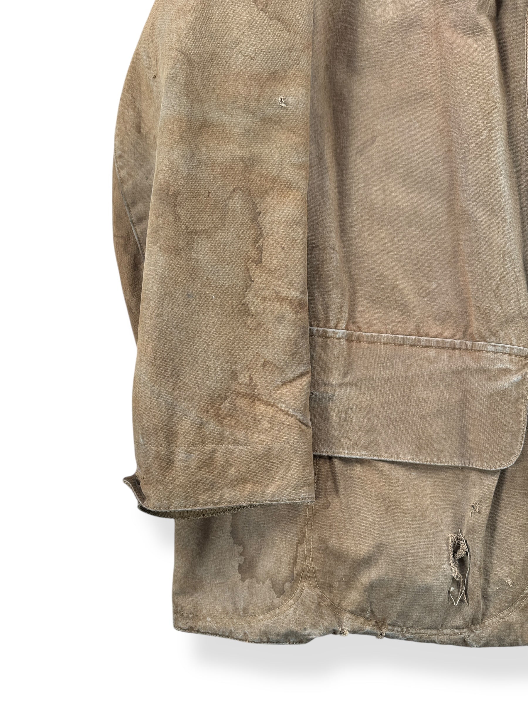 Stain on Vintage 20s Era Pakbak Hunting Jacket SZ 50