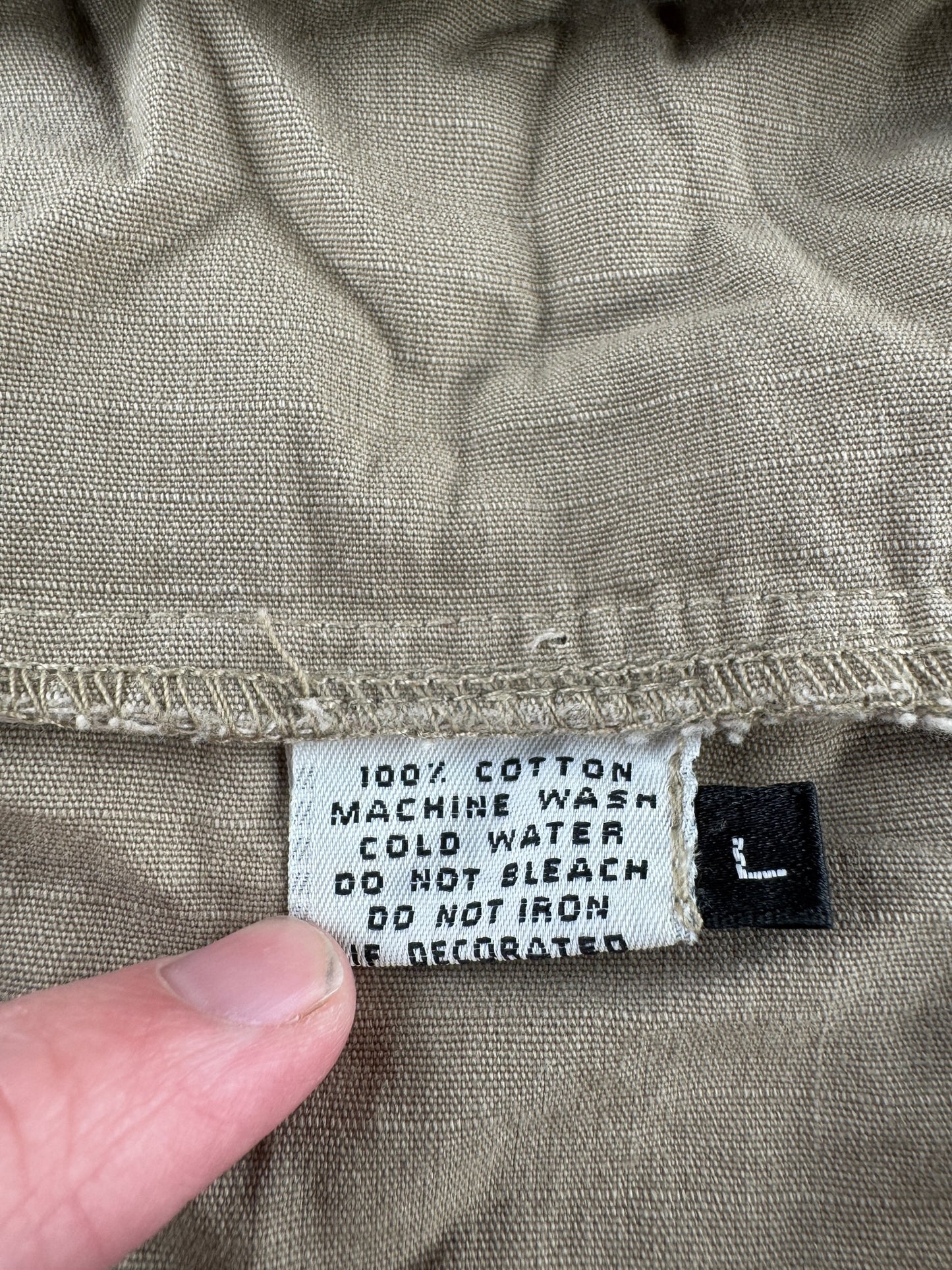Label on Vintage NOS Camco Anorak SZ L