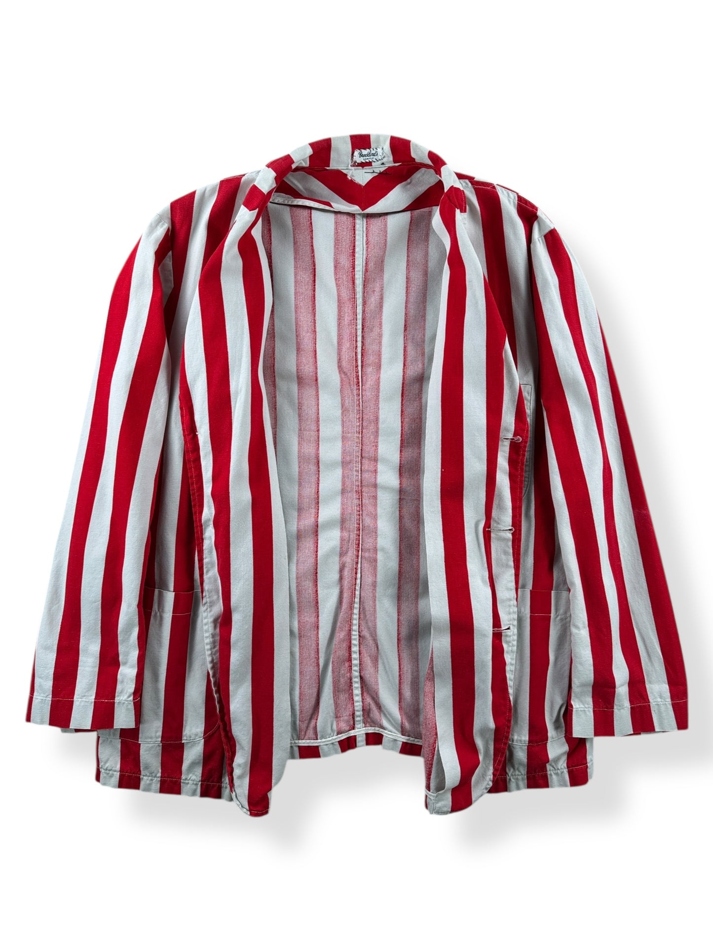 Inside of Vintage Seattle Costume Shop Brocklinds Striped Jacket SZ L
