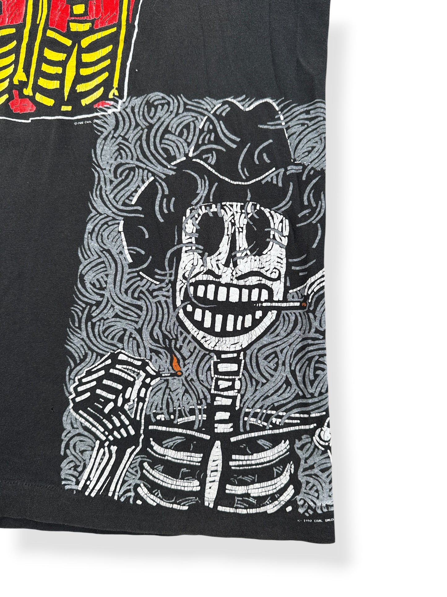 Graphic of Vintage 80’s Test Print Carl Smool Art Tee SZ XL