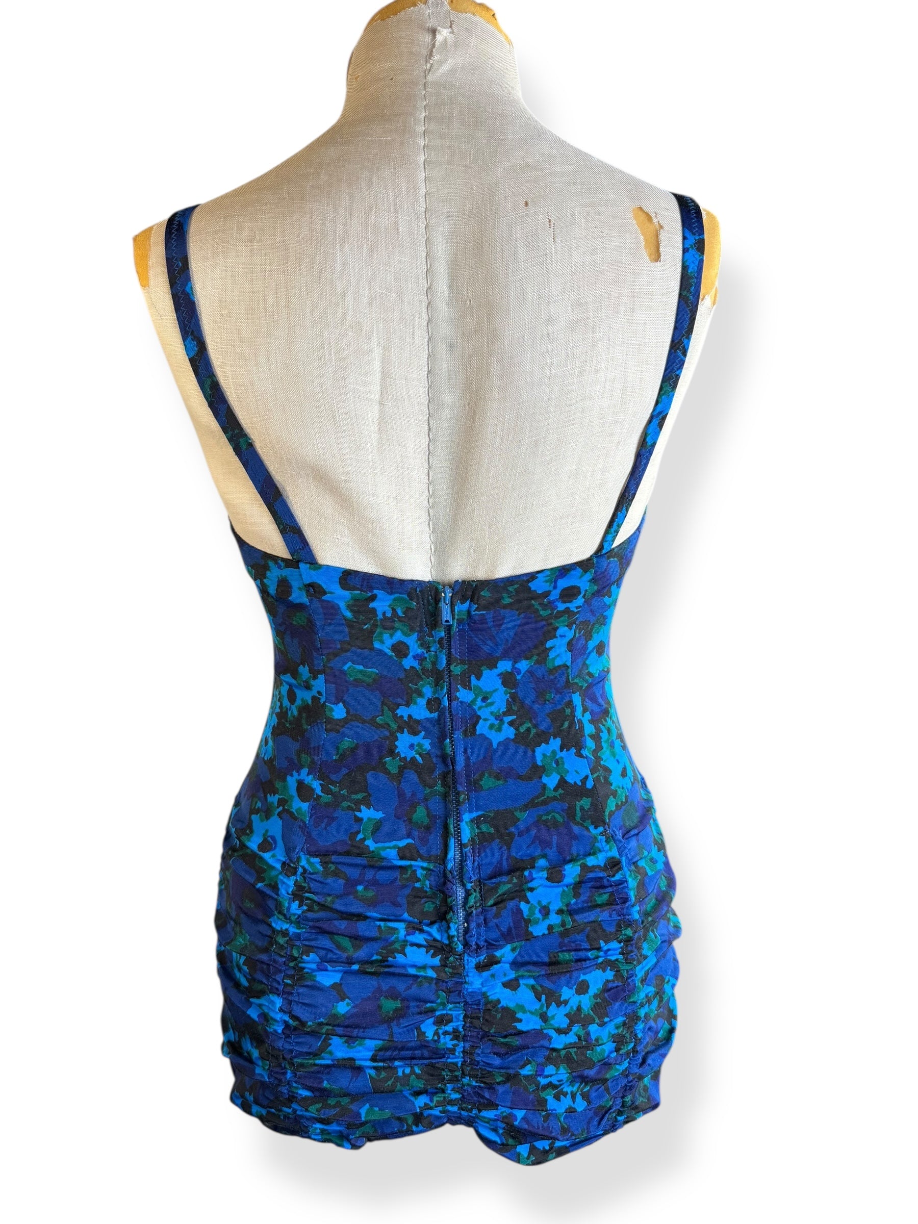 Back view of 1950s Miracle Length by Alix Bathing Suit L