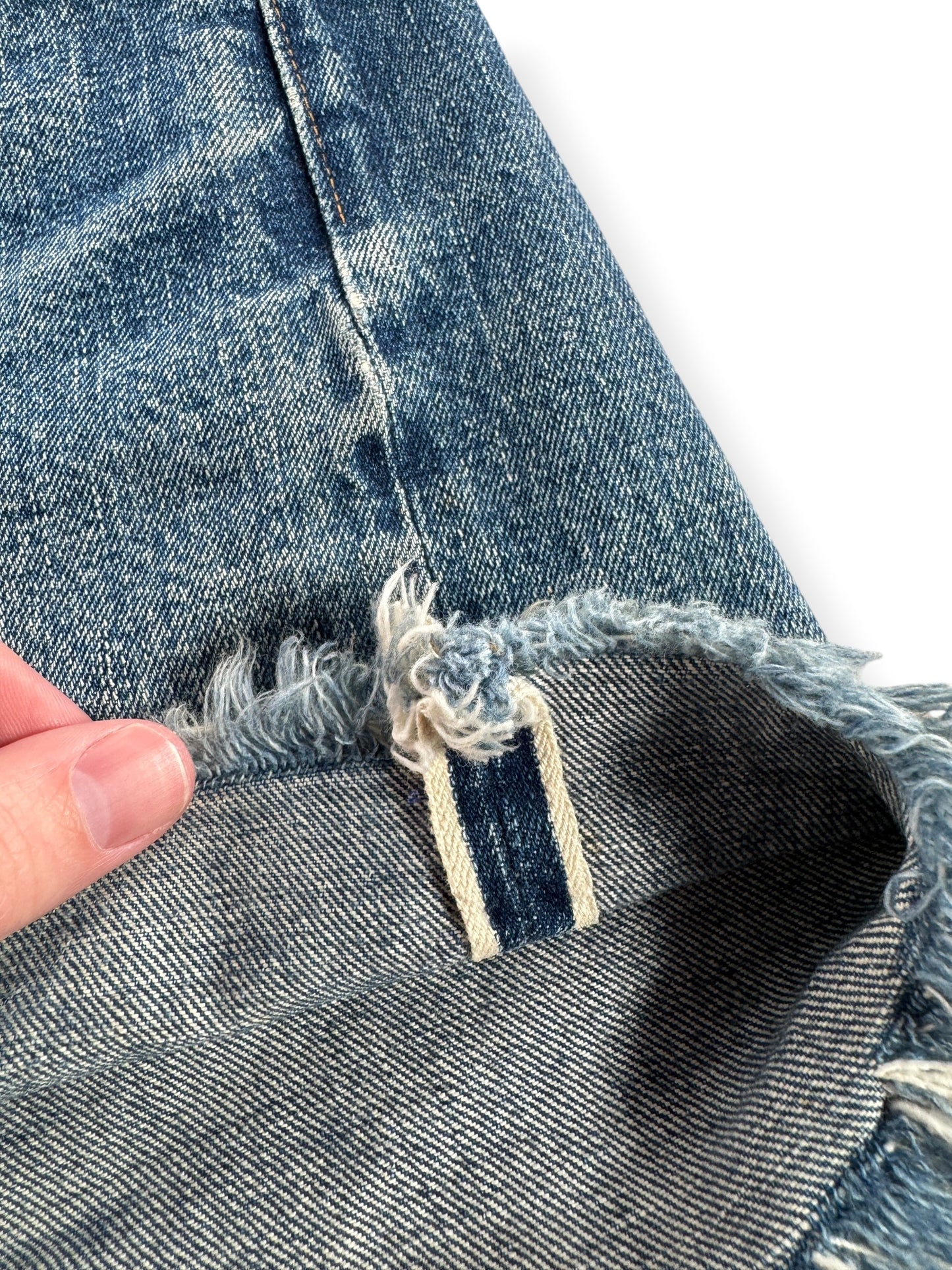 Selvedge on Vintage Big E Levis Cut Offs W36" (Fits W33")