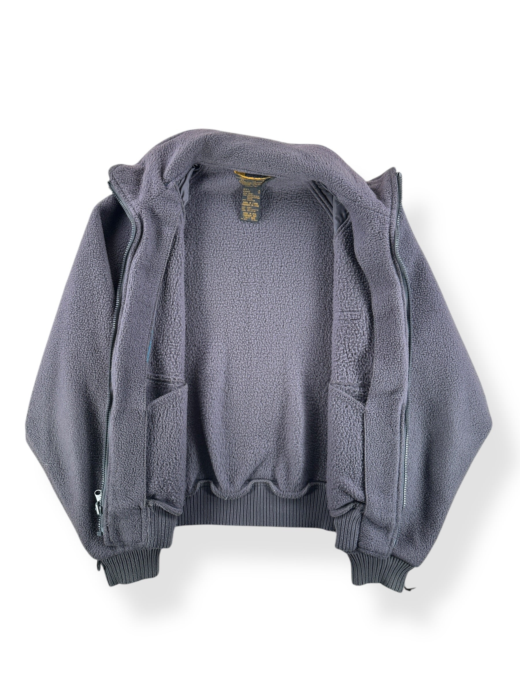 Inside of Vintage Eddie Bauer MIUSA Fleece Jacket SZ M