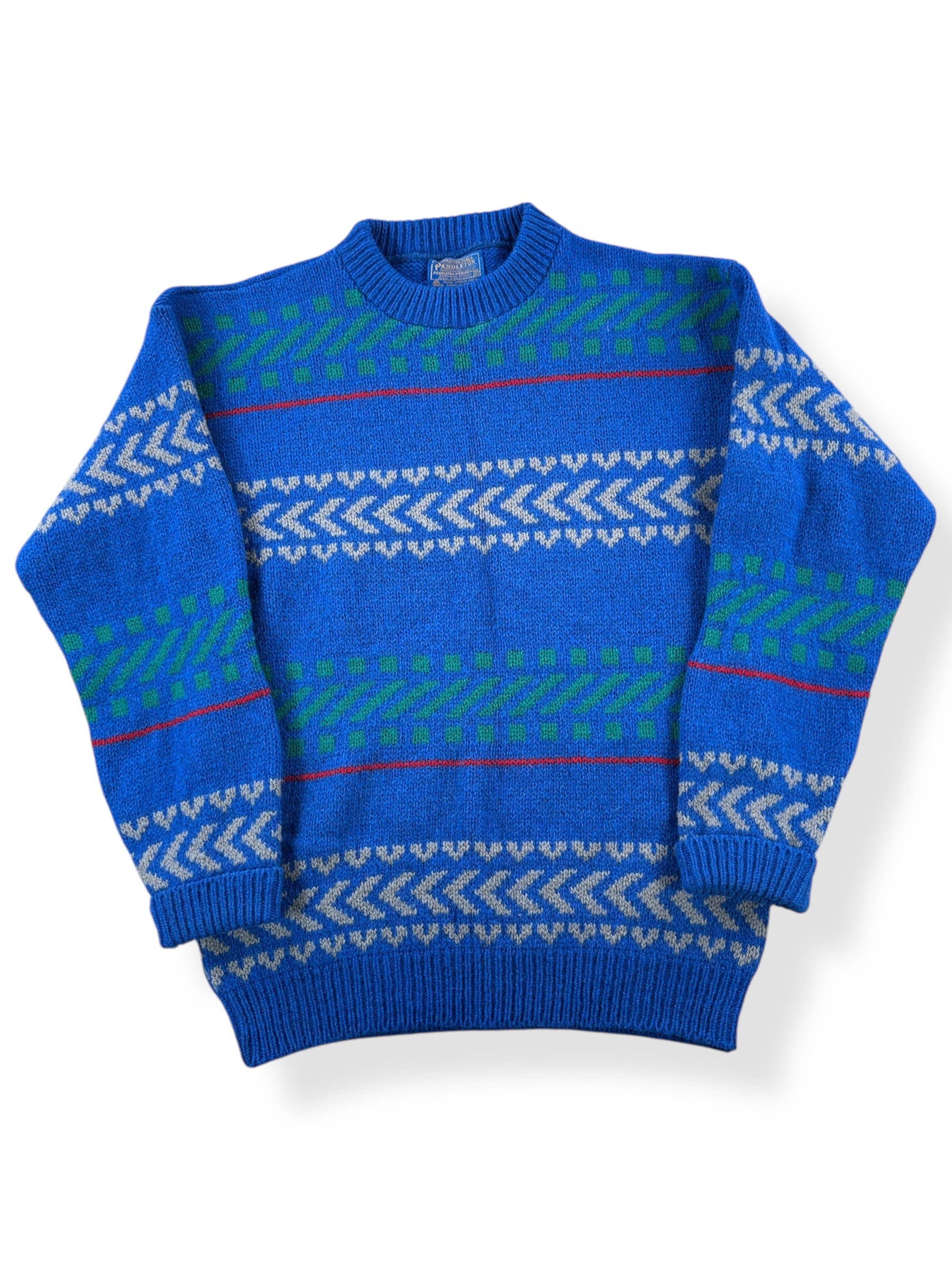Front of Vintage 80s Pendleton Sweater SZ M