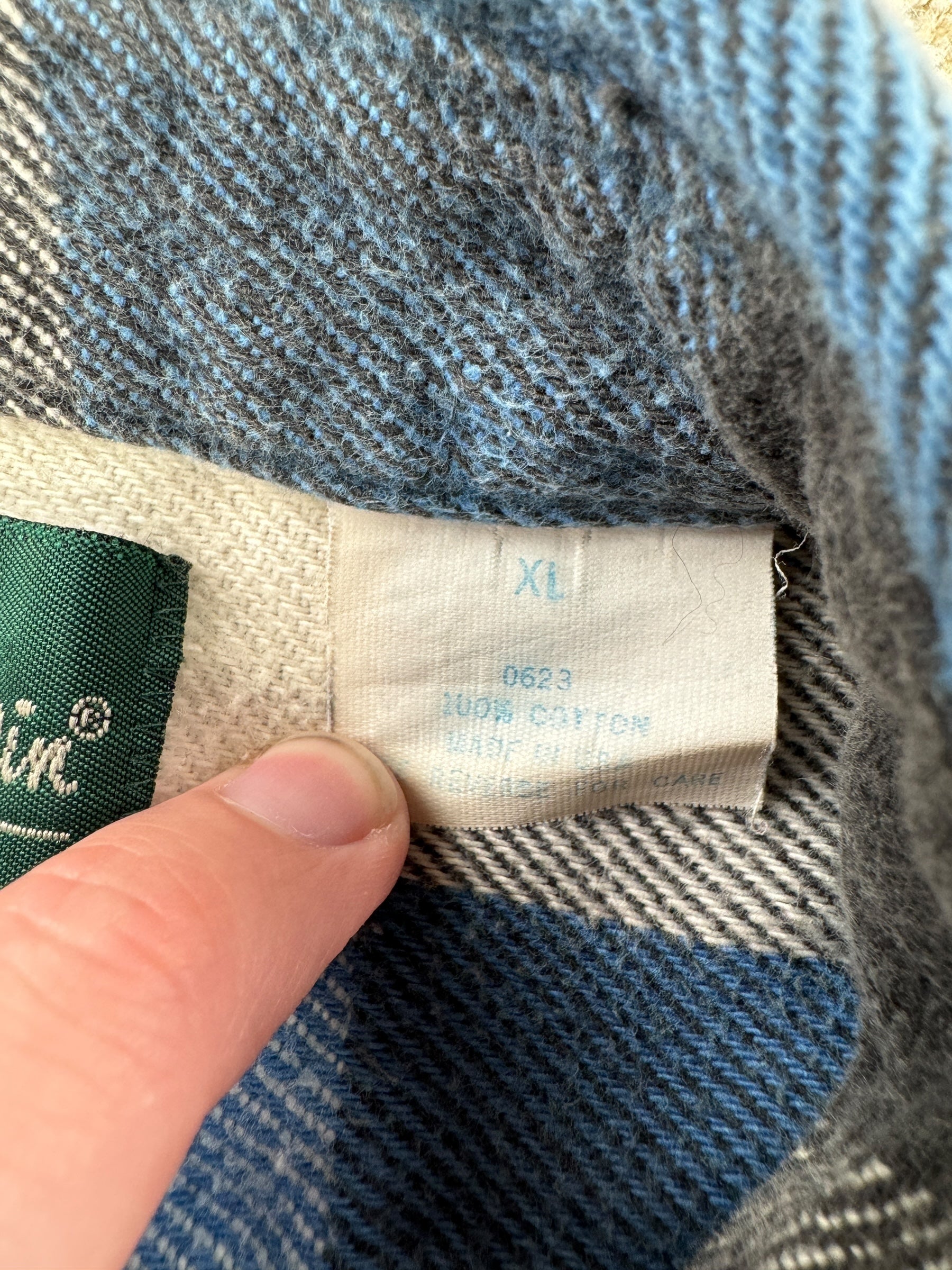 Tag on Vintage Gander Mountain Cotton Flannel SZ XL