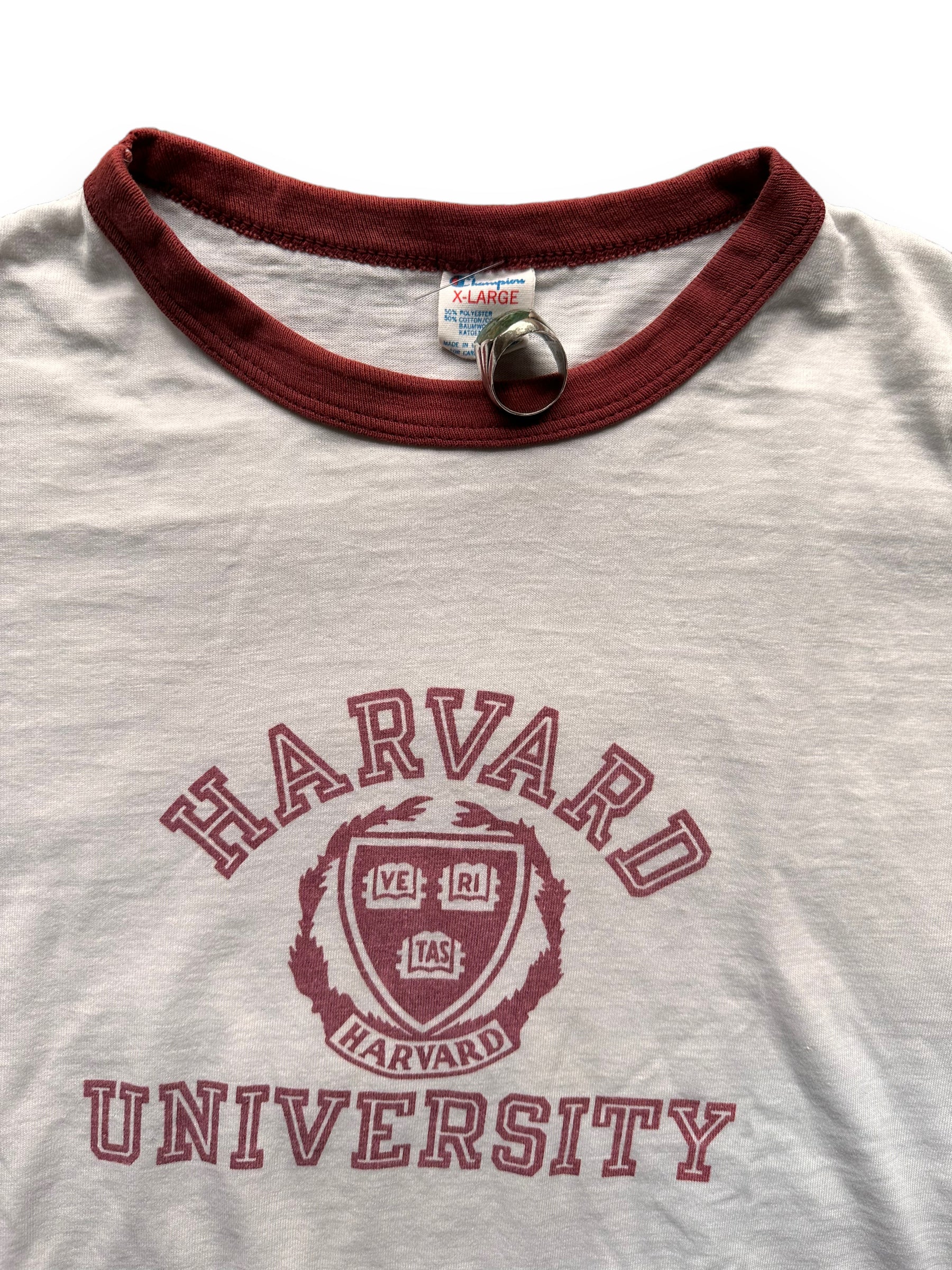 Vintage Champion Harvard University Ringer Tee SZ XL | Vintage Ivy League  Tee Seattle | Barn Owl Vintage Seattle