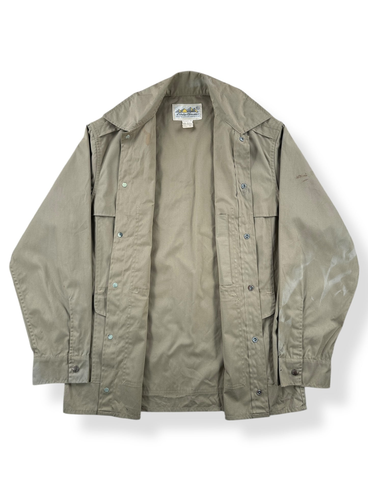 Inside of Vintage Eddie Bauer Filson Jacket SZ 38