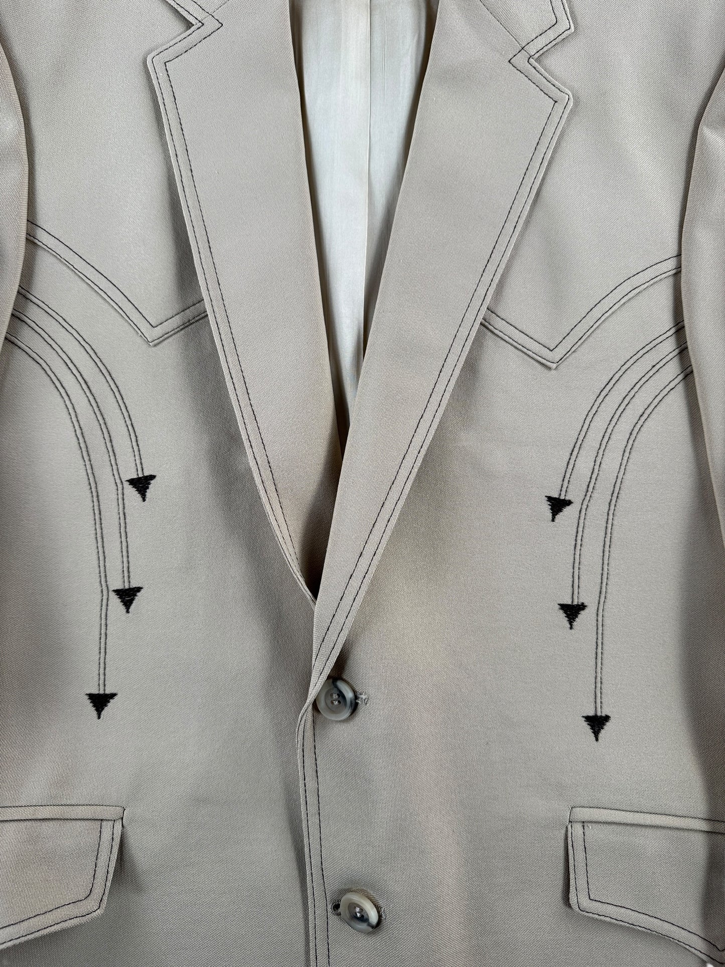 Designs on Vintage H Bar C Western Sport Coat SZ 42