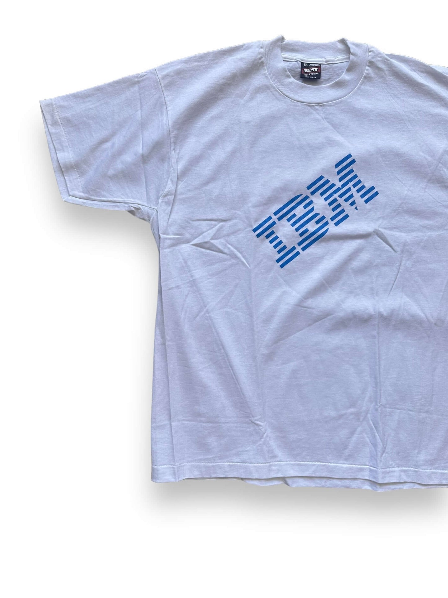 Front Right View of Vintage NOS IBM T-Shirt SZ XL